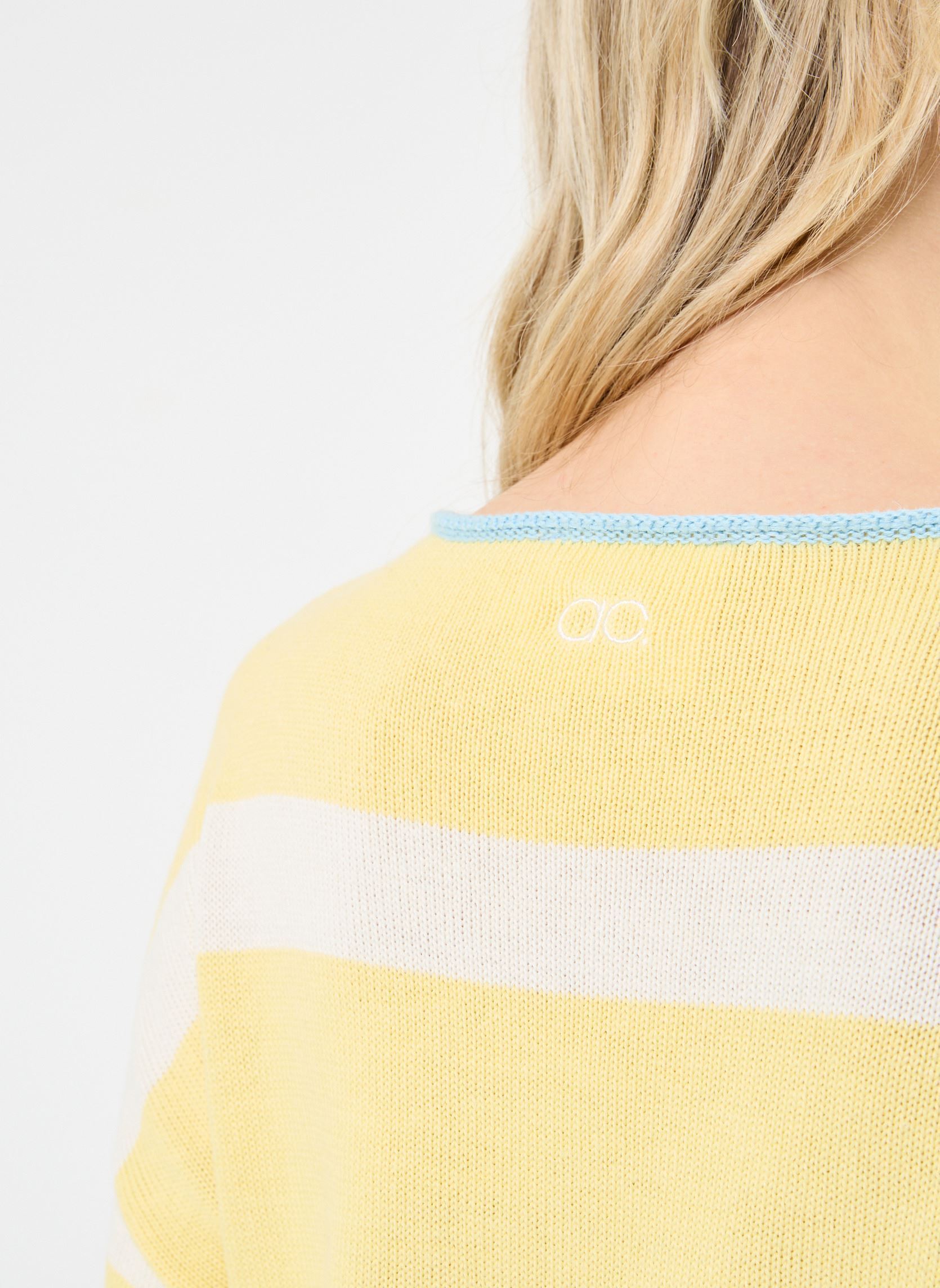 Pulls CARMEN femme jaune Absolut Cashmere Pulls CARMEN femme jaune STPS LEMON
