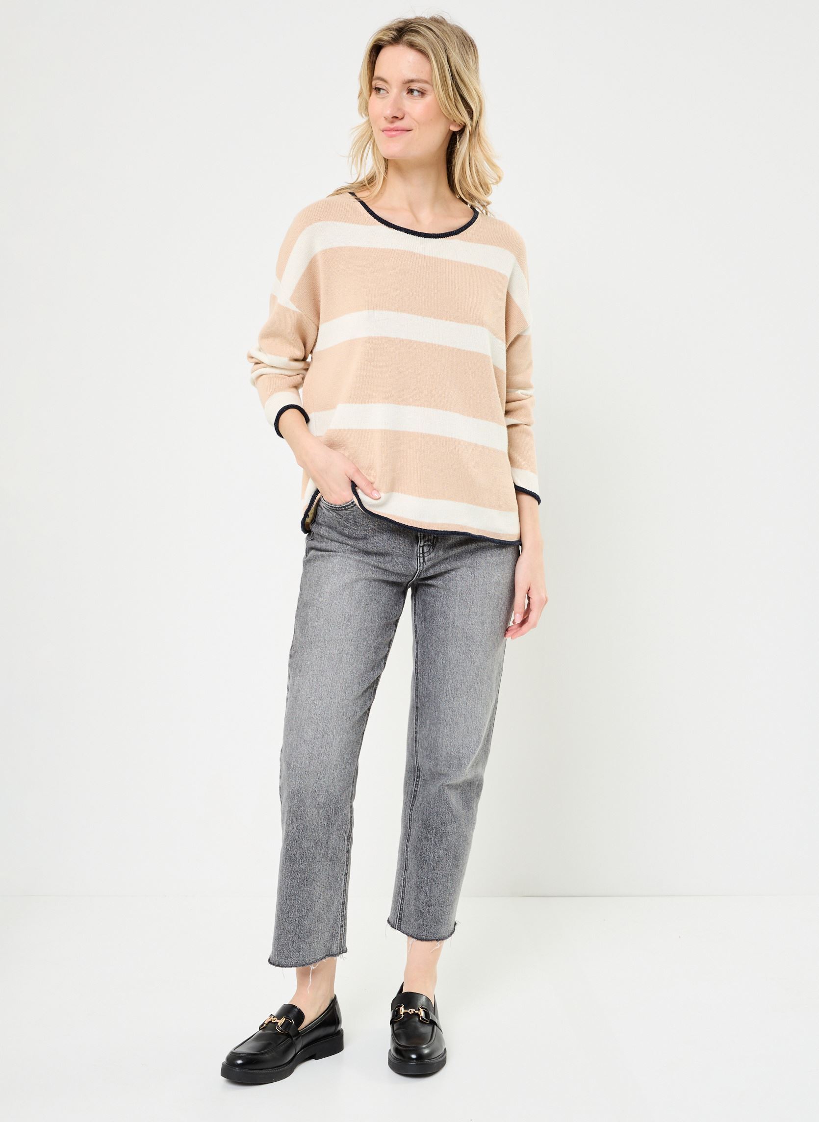 Pulls CARMEN femme beige Absolut Cashmere Pulls CARMEN femme beige STPS POWDER