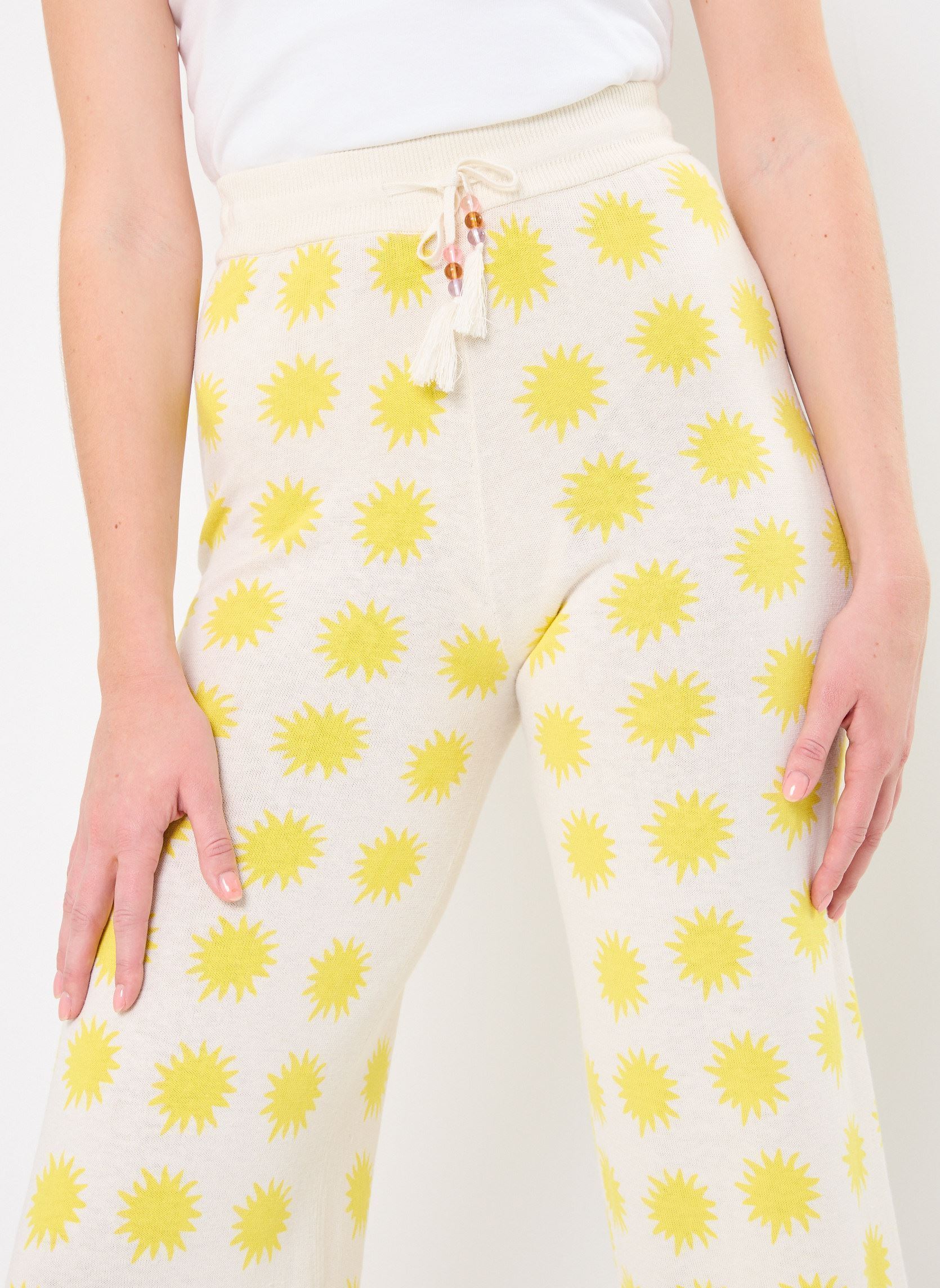 Weite Hosen VALENTINA PRINT damen gelb Absolut Cashmere Weite Hosen VALENTINA PRINT damen gelb YELLOW SUN