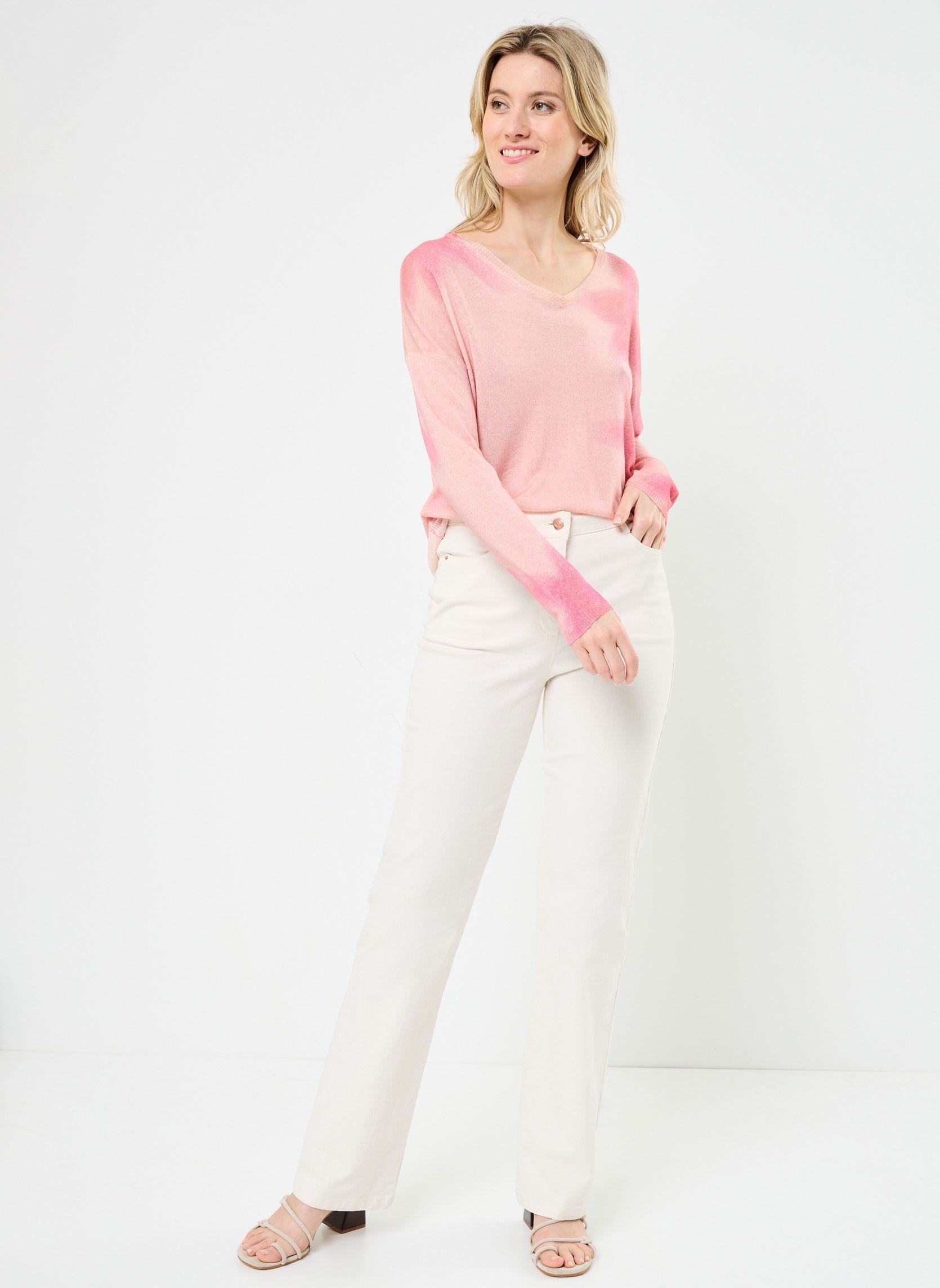 Tee-shirts manches longues FRANCISCA femme rose Absolut Cashmere Tee-shirts manches longues FRANCISCA femme rose BLOSSOM PINK