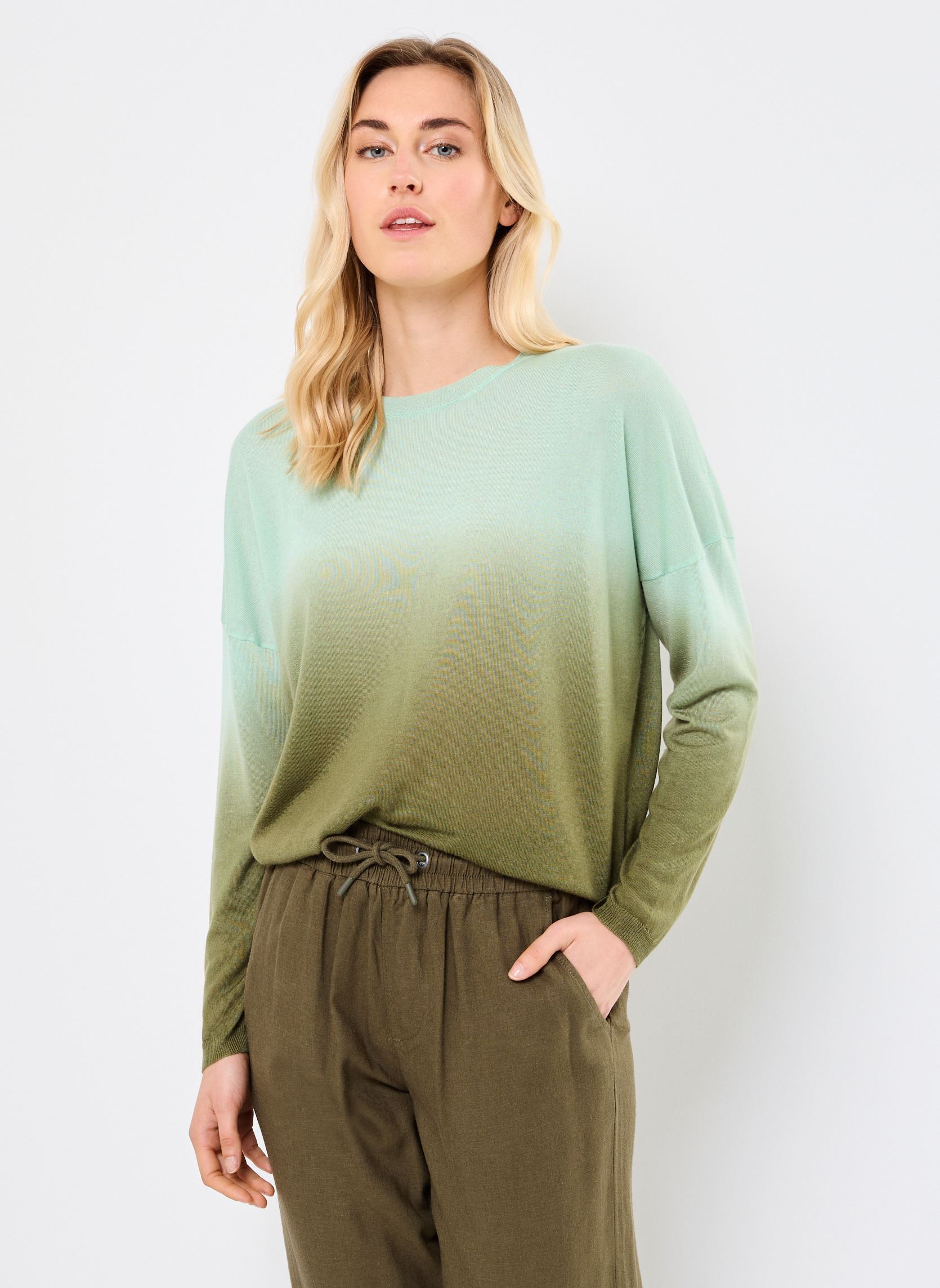 T-Shirts DANIELA damen grün Absolut Cashmere T-Shirts DANIELA damen grün GREEN DIP DYE