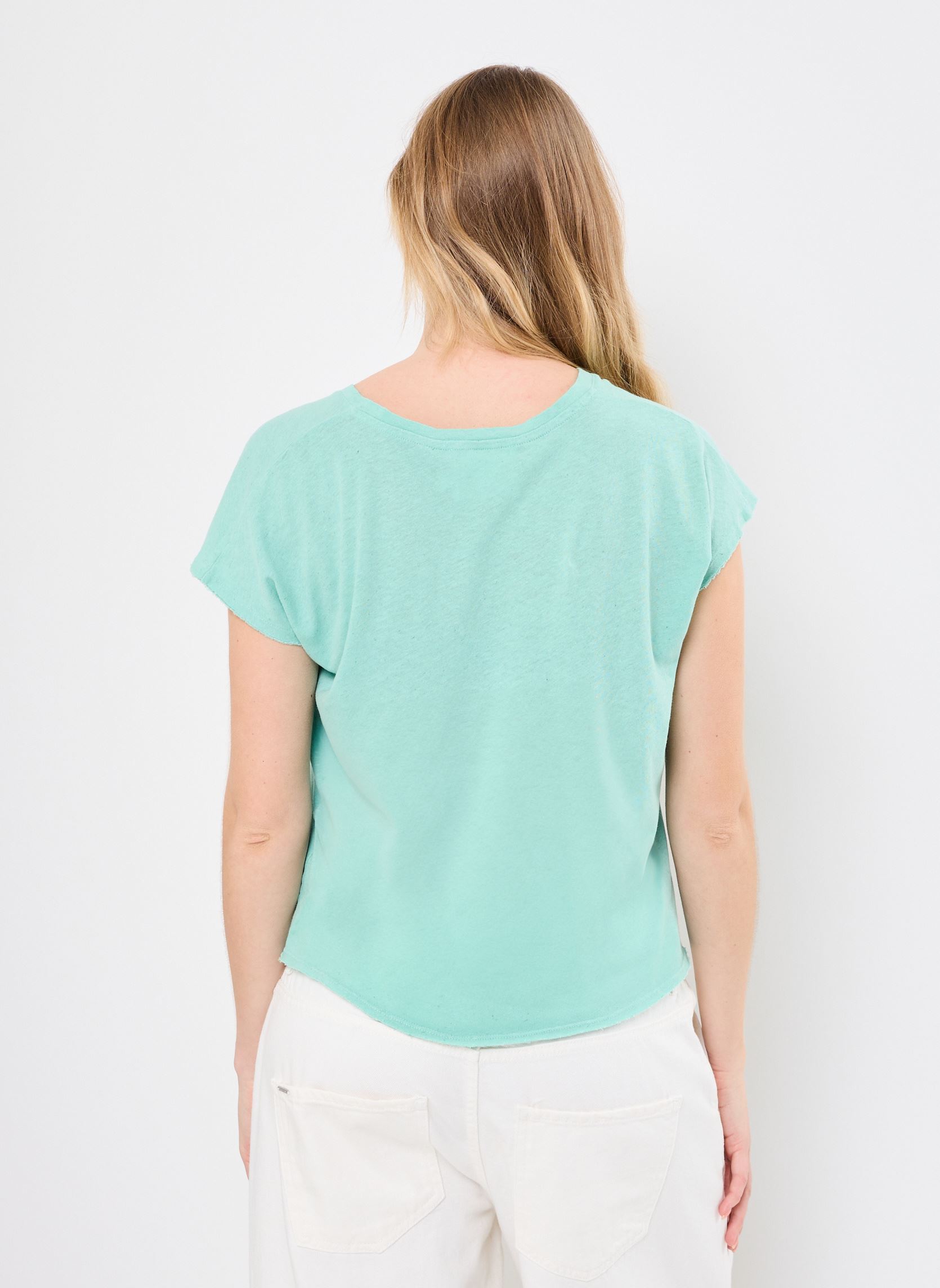 Camisetas de manga corta ALCAZAR mujer verde Absolut Cashmere Camisetas de manga corta ALCAZAR mujer verde GREEN LAGOON