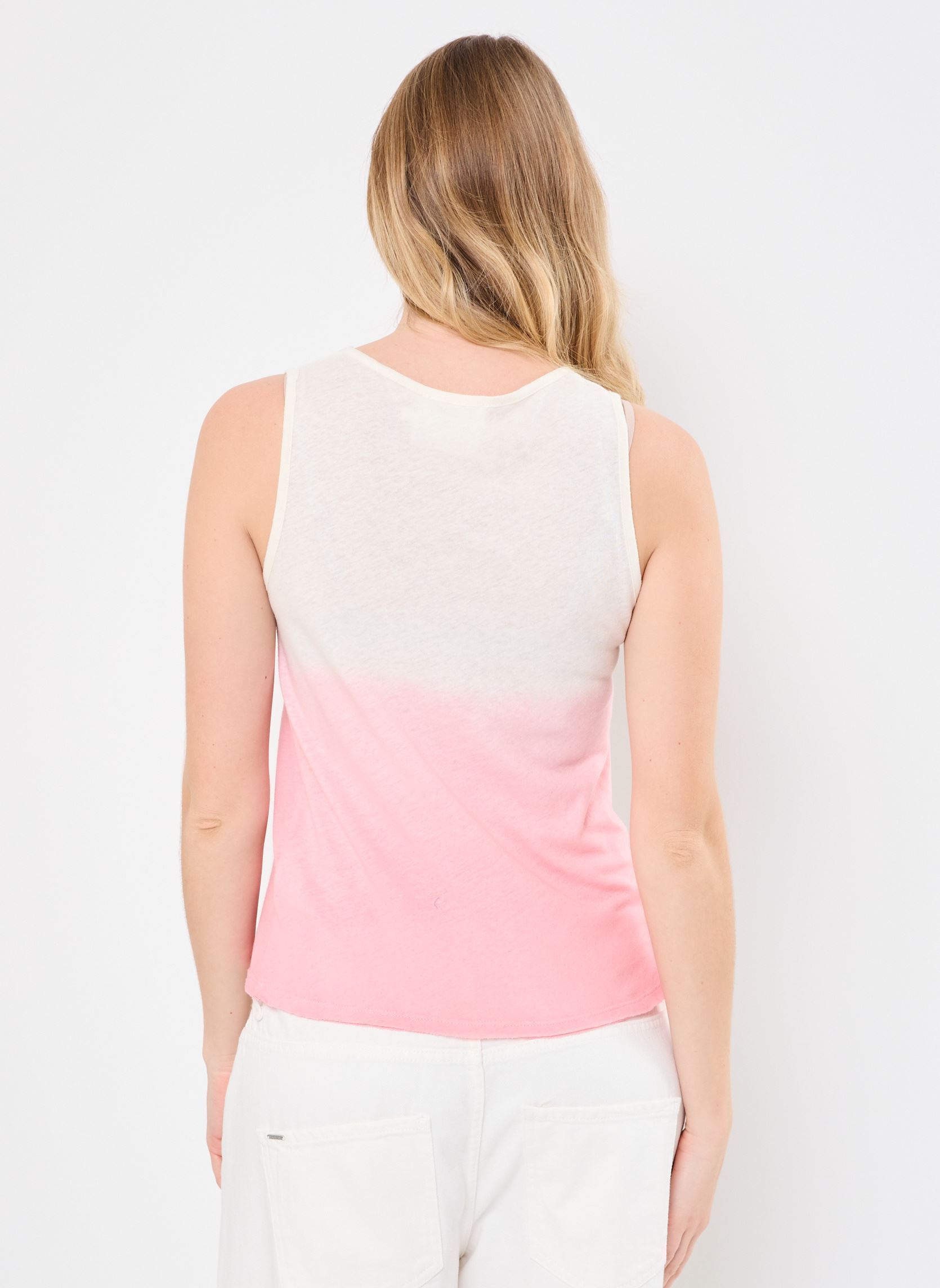 Débardeurs TARRAGONE FANCY femme rose Absolut Cashmere Débardeurs TARRAGONE FANCY femme rose DIP D BOUGAINVILLIEA