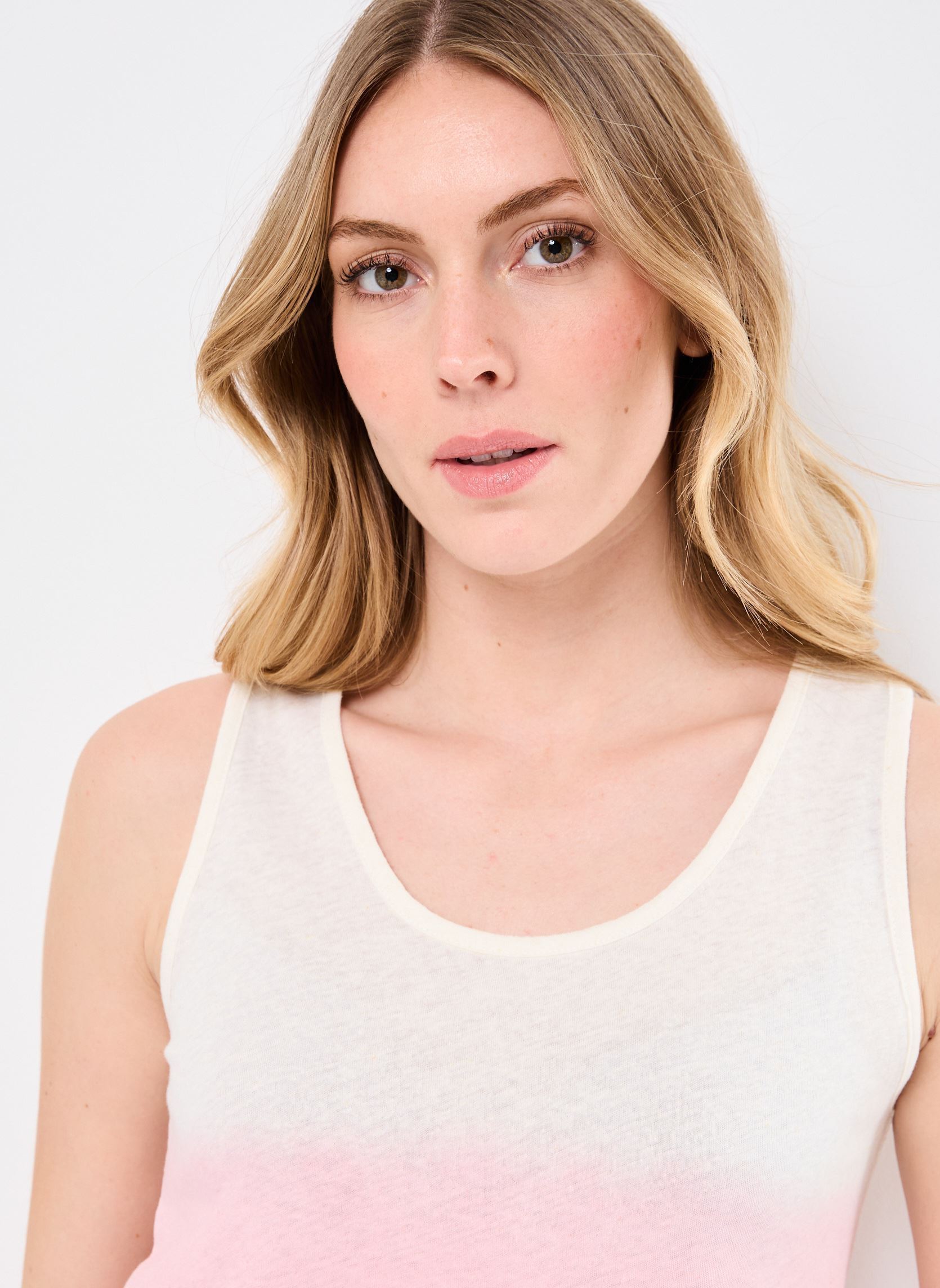 Débardeurs TARRAGONE FANCY femme rose Absolut Cashmere Débardeurs TARRAGONE FANCY femme rose DIP D BOUGAINVILLIEA