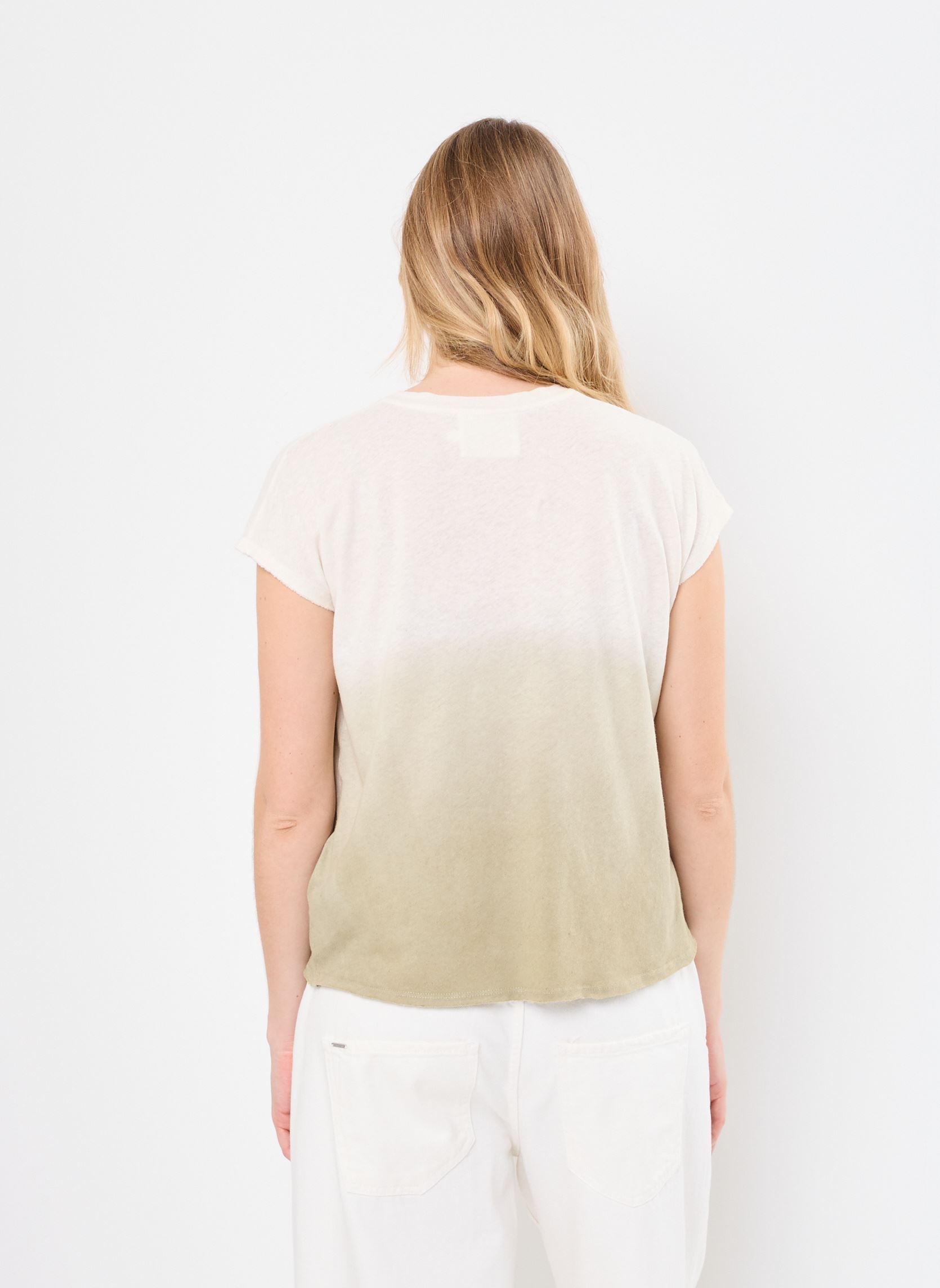 T-shirt a maniche corte ALCAZAR FANCY donna verde Absolut Cashmere T-shirt a maniche corte ALCAZAR FANCY donna verde DIP D OLIVE