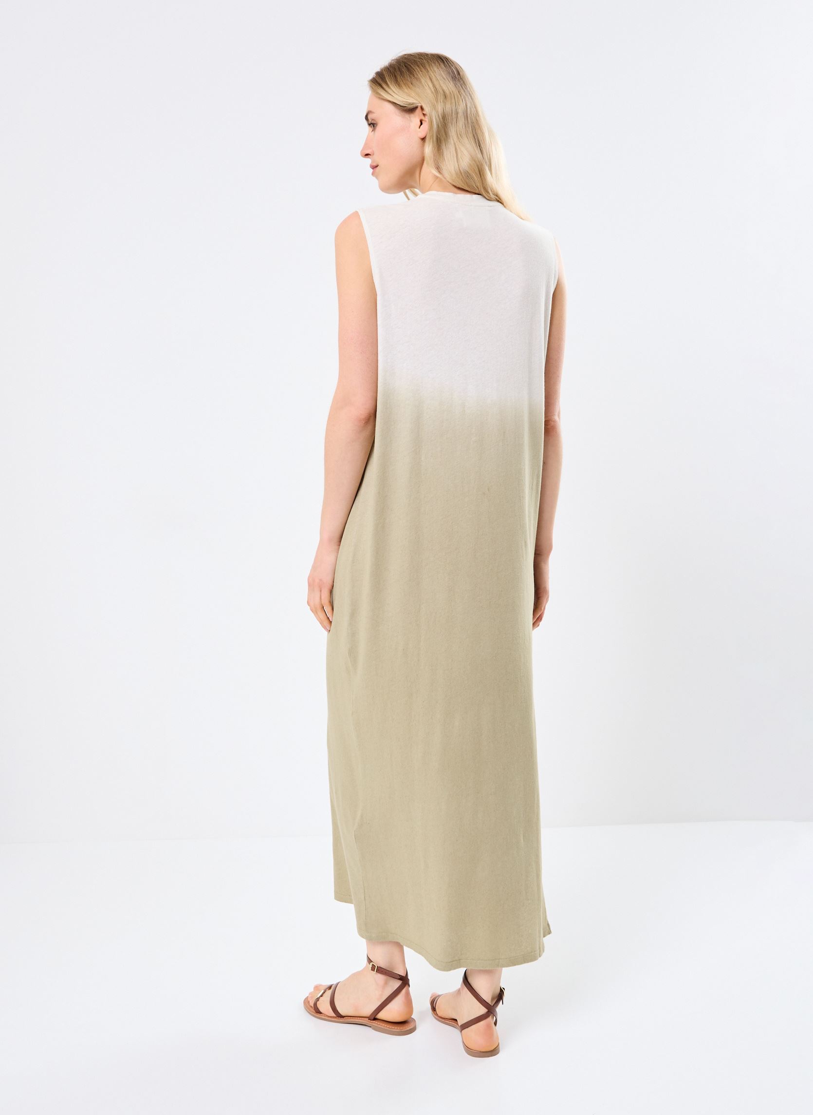 Robes longues SAGRADA FANCY femme vert Absolut Cashmere Robes longues SAGRADA FANCY femme vert DIP D OLIVE