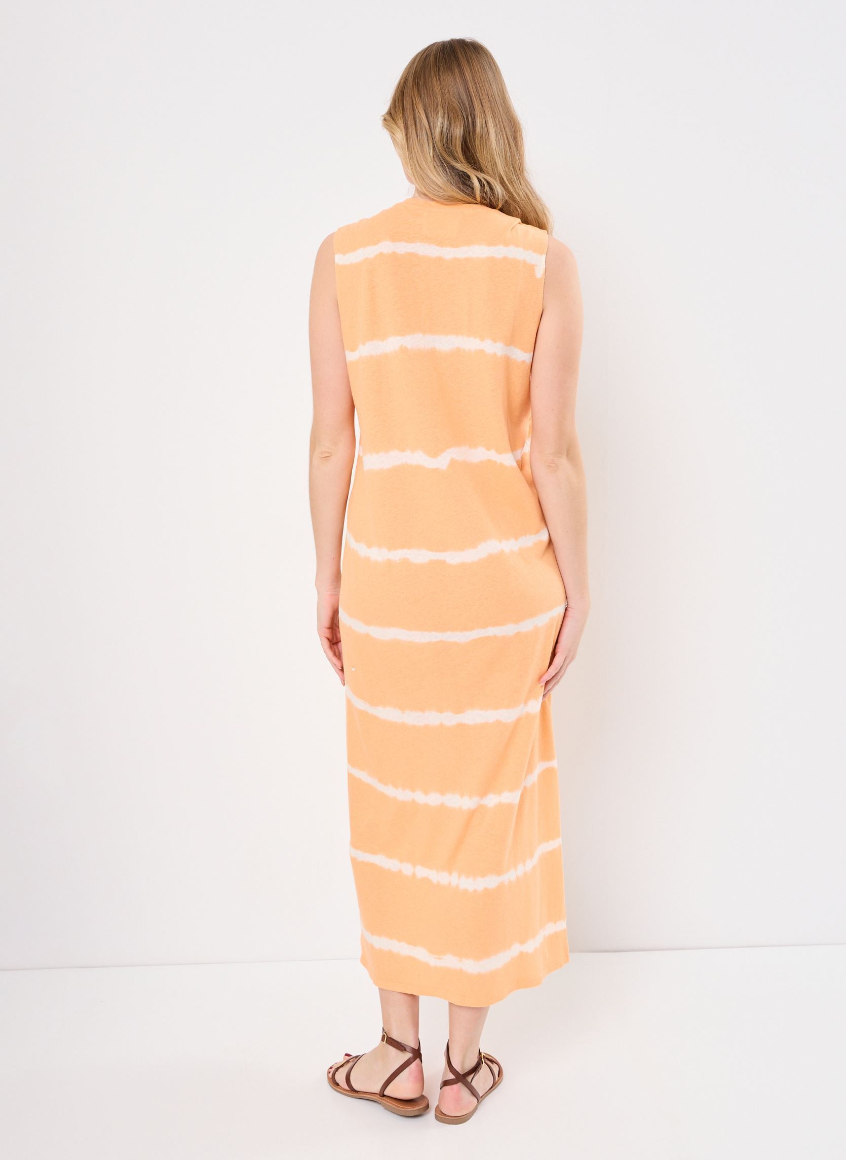 Robes longues SAGRADA FANCY femme orange Absolut Cashmere Robes longues SAGRADA FANCY femme orange HORIZON NECTARINE