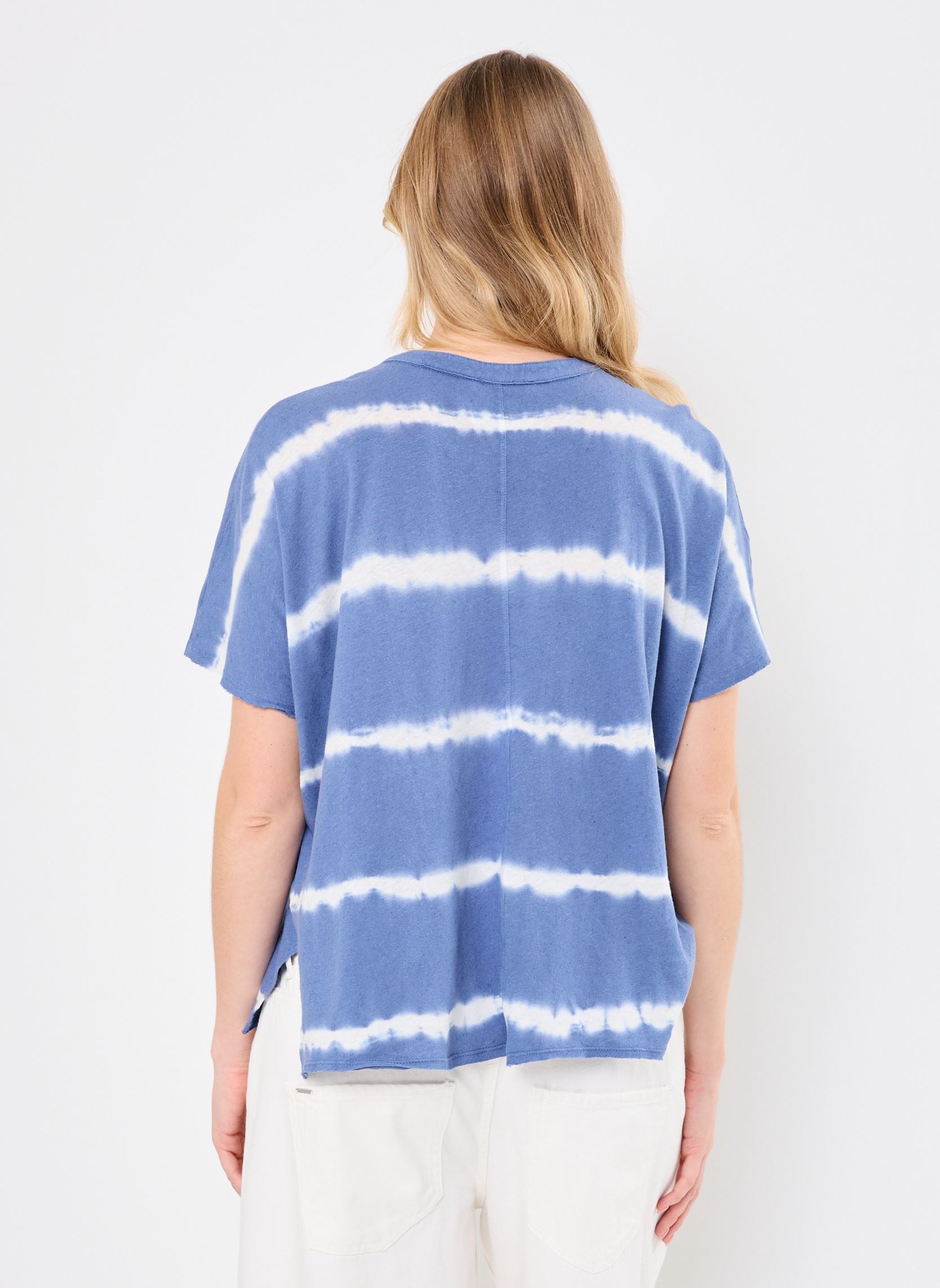 Camisetas de manga corta GIRALDA FANCY mujer azul Absolut Cashmere Camisetas de manga corta GIRALDA FANCY mujer azul HORIZON NAVY
