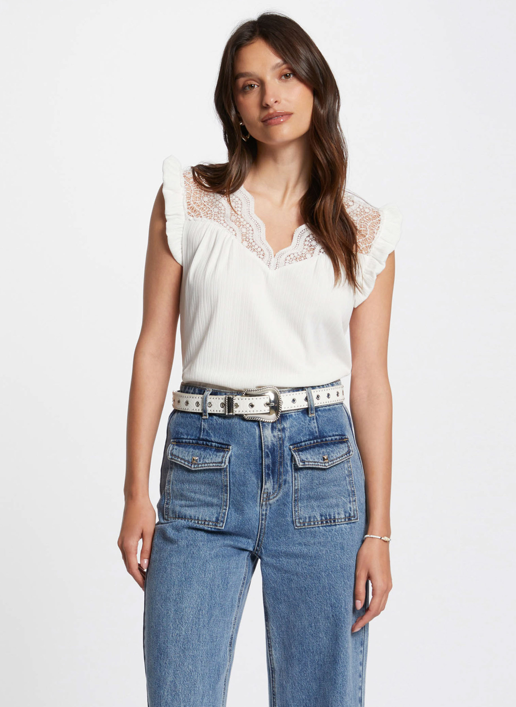 Morgan Tops Tops - 241-DCOSMA femme blanc | Sarenza France