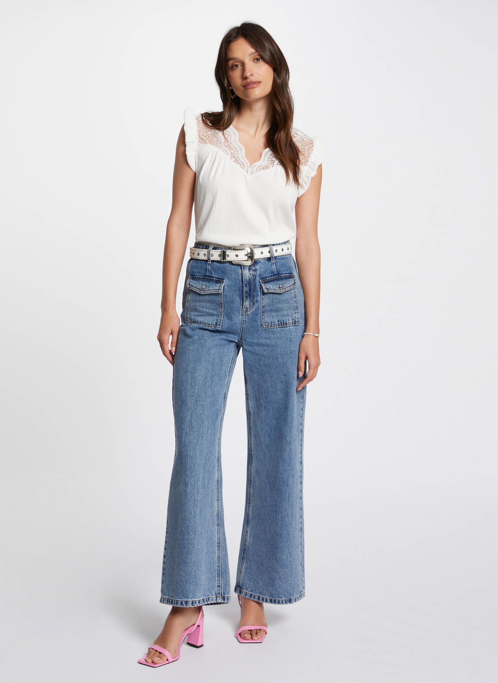 Morgan Tops Tops - 241-DCOSMA femme blanc | Sarenza France