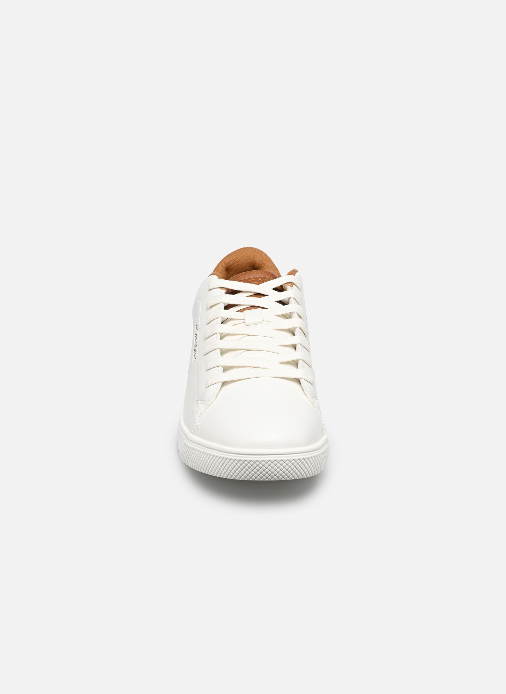 Lage sneakers Jfw Bosley Pu Sneaker Noos heren wit Jack & Jones Lage sneakers Jfw Bosley Pu Sneaker Noos heren wit White / Cognac