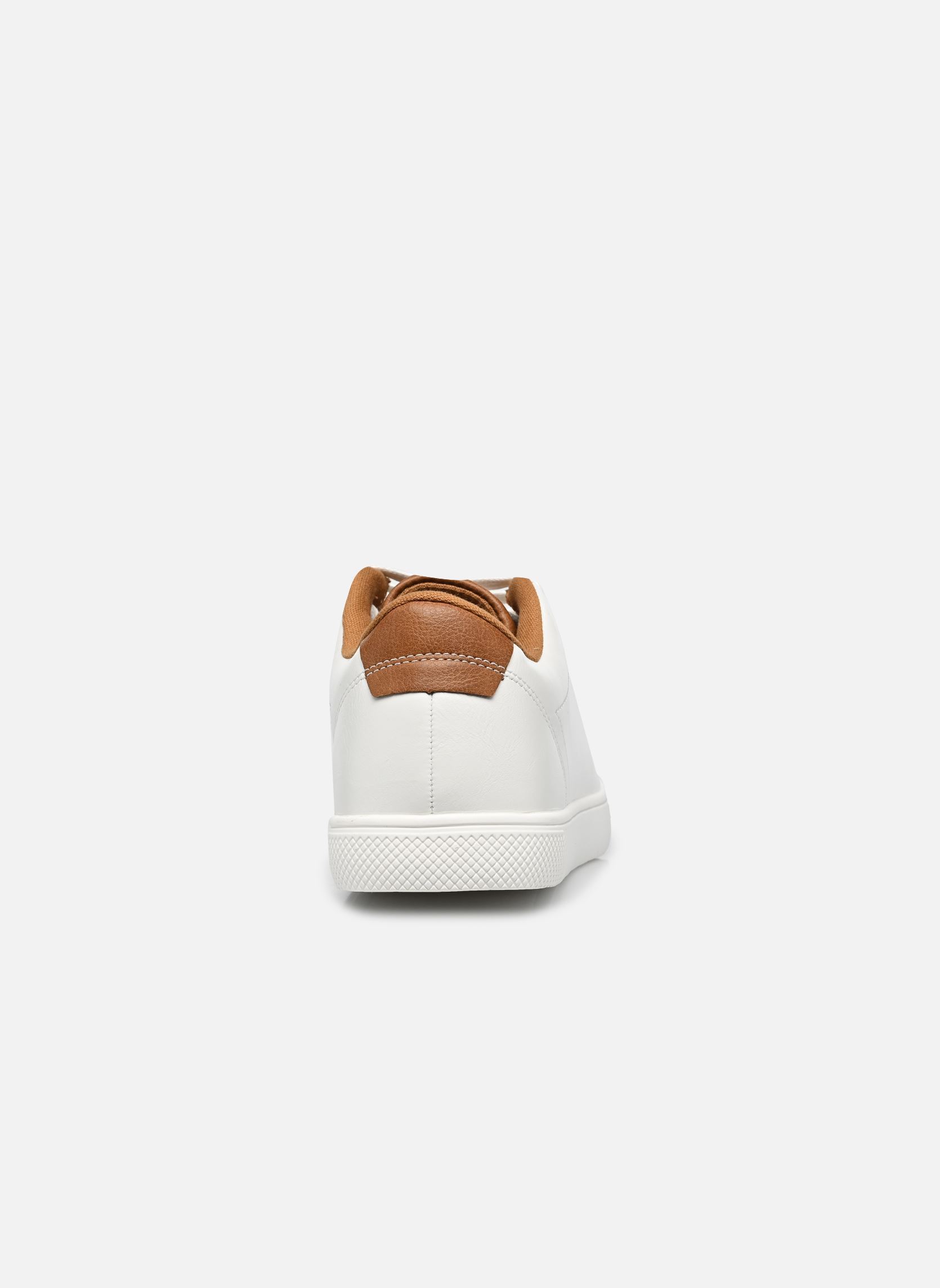 Lage sneakers Jfw Bosley Pu Sneaker Noos heren wit Jack & Jones Lage sneakers Jfw Bosley Pu Sneaker Noos heren wit White / Cognac