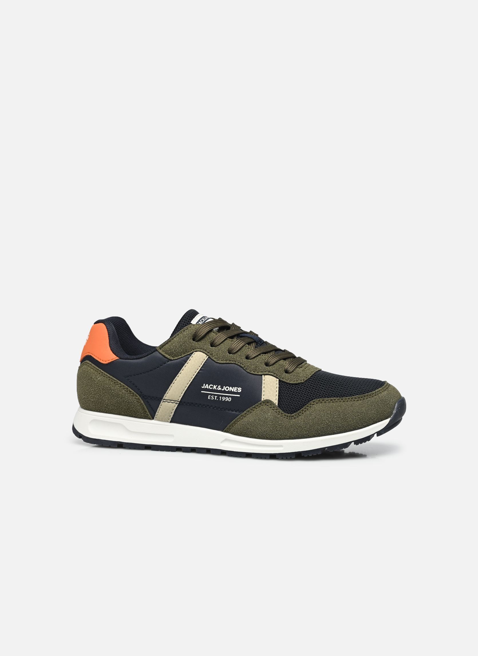 Baskets basses Jfw Harrow Mesh Sneaker homme vert Jack & Jones Baskets basses Jfw Harrow Mesh Sneaker homme vert Olive night