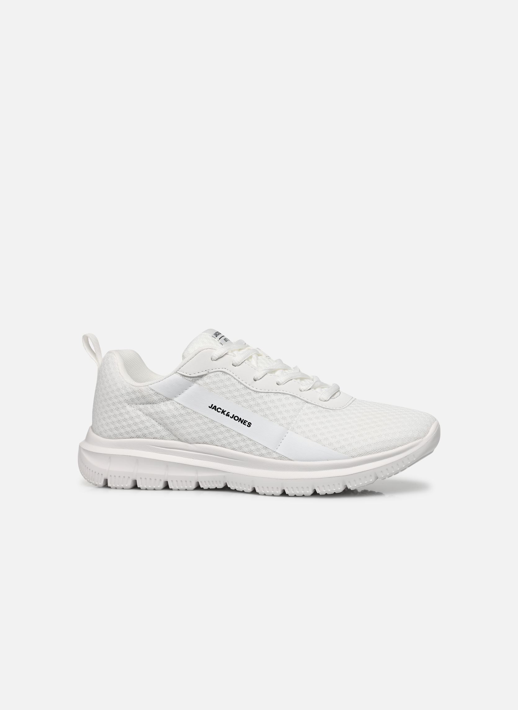 Baskets toile Jfw Taylor Mesh Sneaker homme blanc Jack & Jones Baskets toile Jfw Taylor Mesh Sneaker homme blanc Bright white