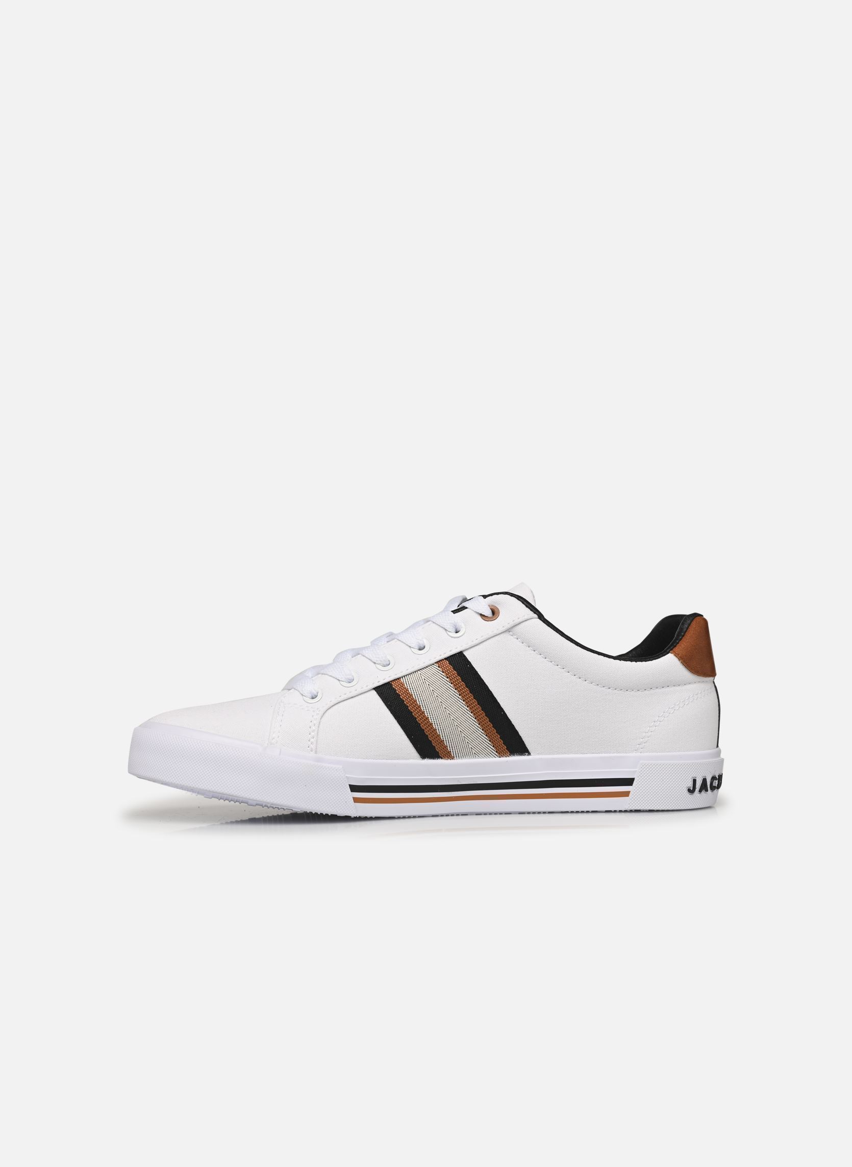 Baskets basses Jfw Gorgon Canvas Sn homme blanc Jack & Jones Baskets basses Jfw Gorgon Canvas Sn homme blanc Bright white