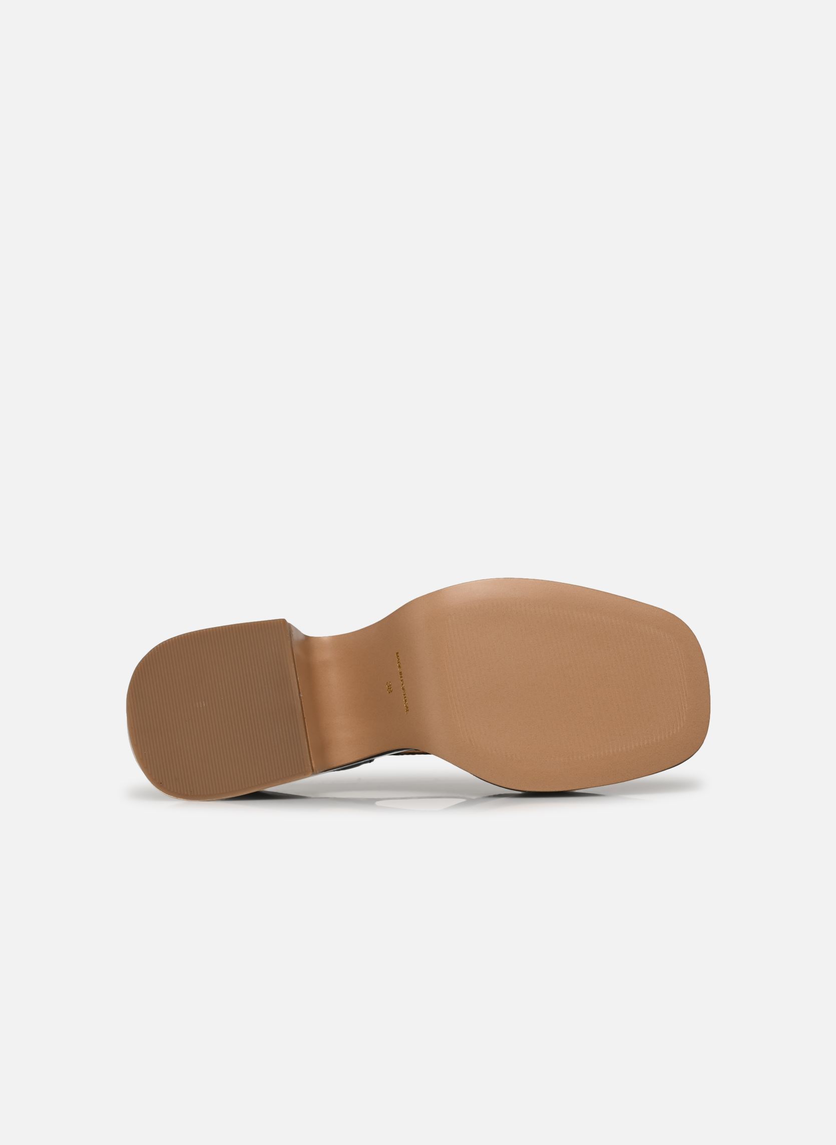 Sandalen Micorazon - sandales - Cuir Vernis pliss dames zwart Georgia Rose Sandalen Micorazon - sandales - Cuir Vernis pliss dames zwart NOIR