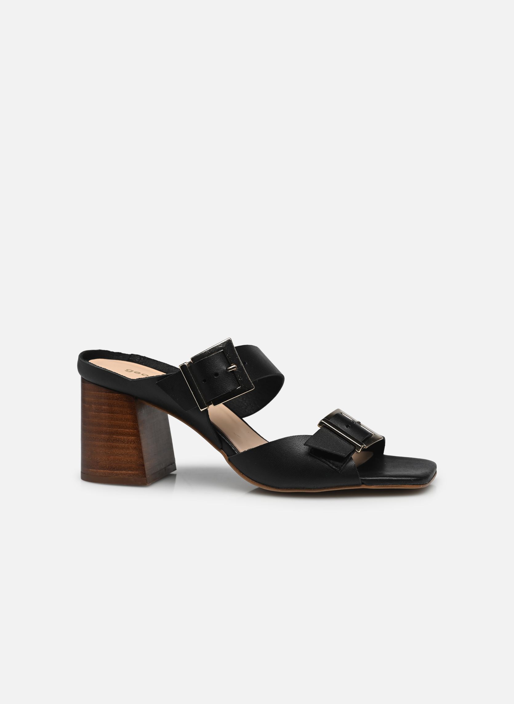 Zuecos y mules Souble - mules mujer negro Georgia Rose Zuecos y mules Souble - mules mujer negro NOIR