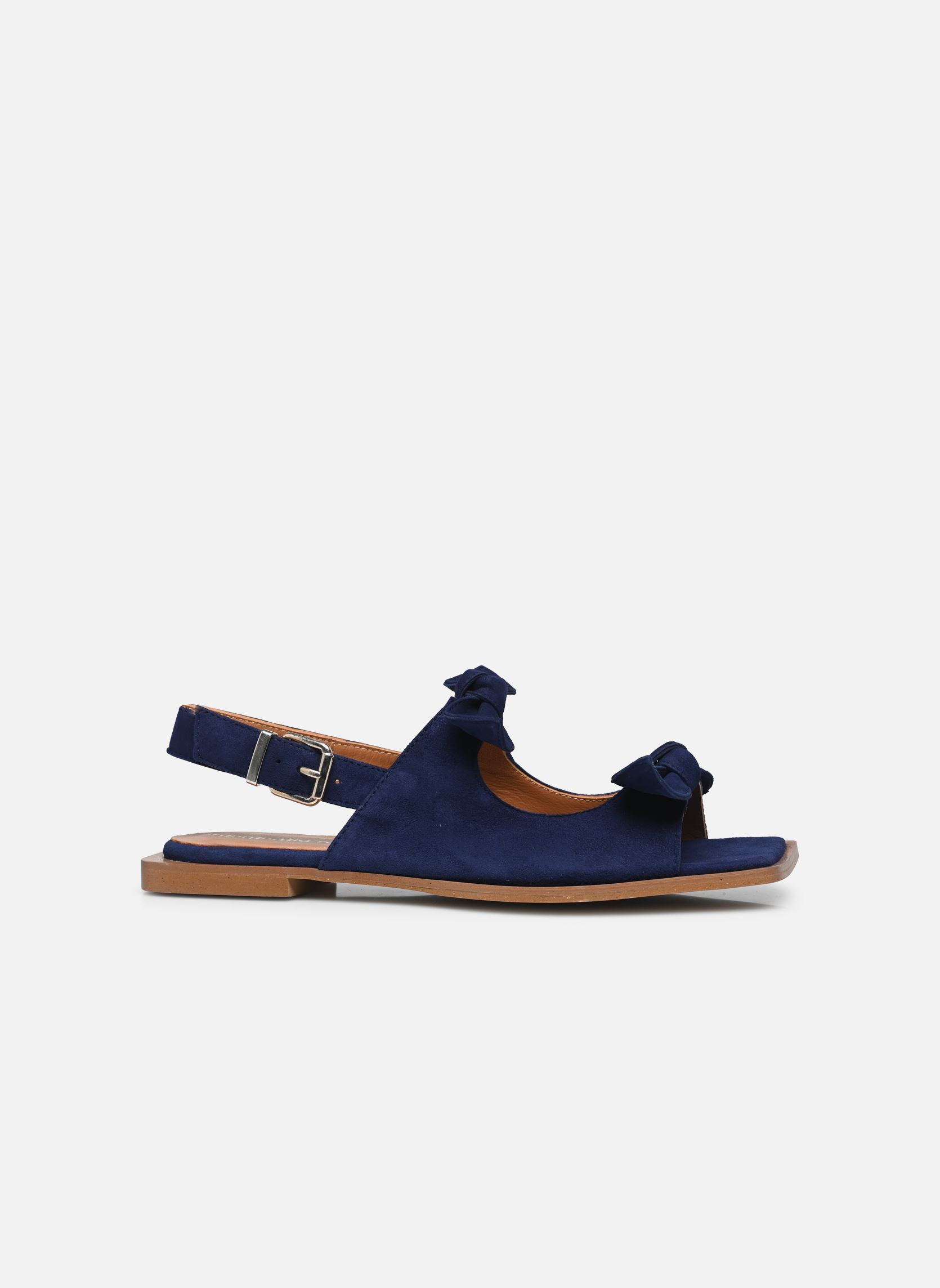 Flache Sandalen Saki - sandales damen blau Georgia Rose Flache Sandalen Saki - sandales damen blau MARINE