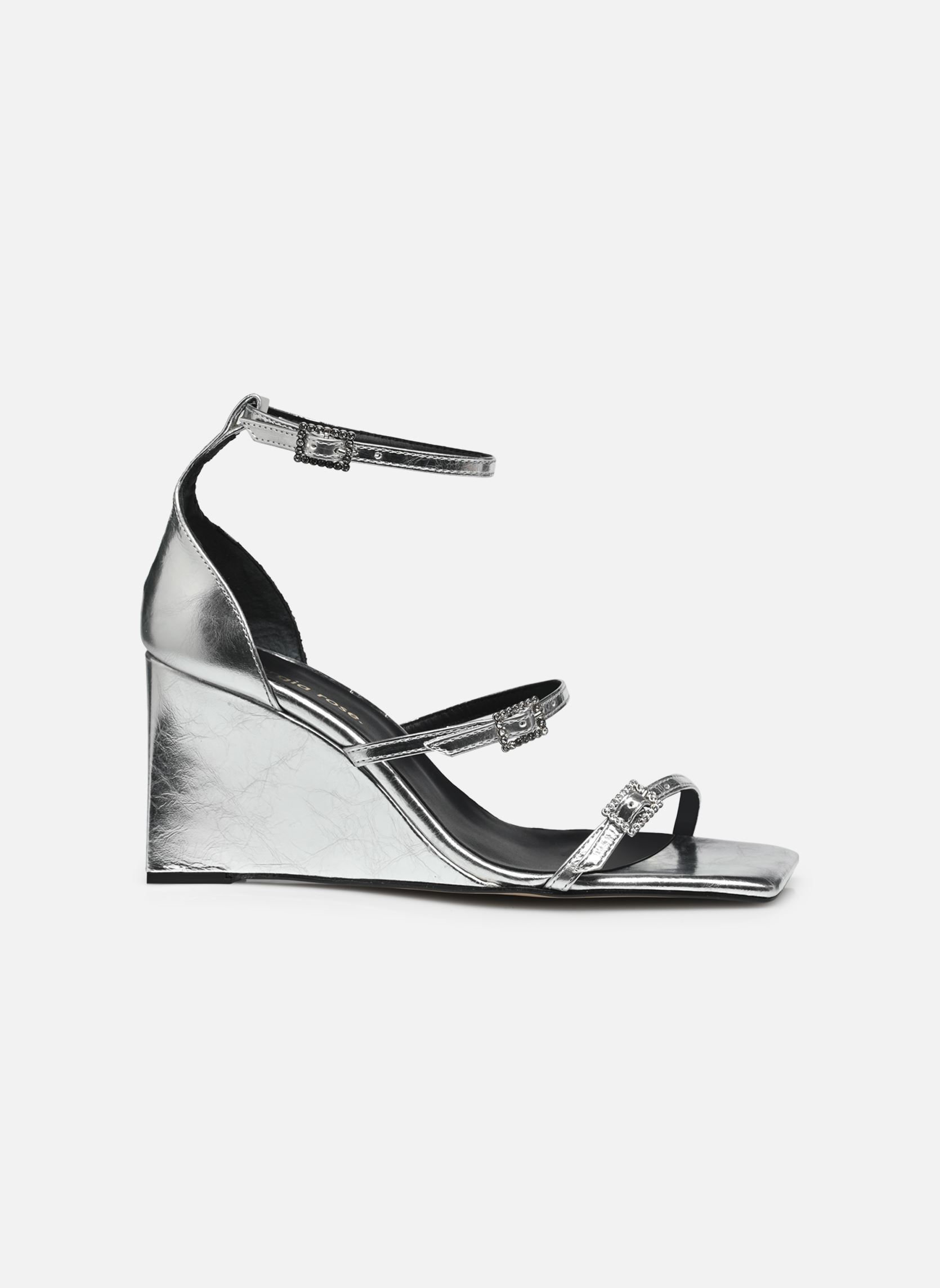 Sandali con zeppa e plateau Soyo - sandales donna argento Georgia Rose Sandali con zeppa e plateau Soyo - sandales donna argento ARGENT