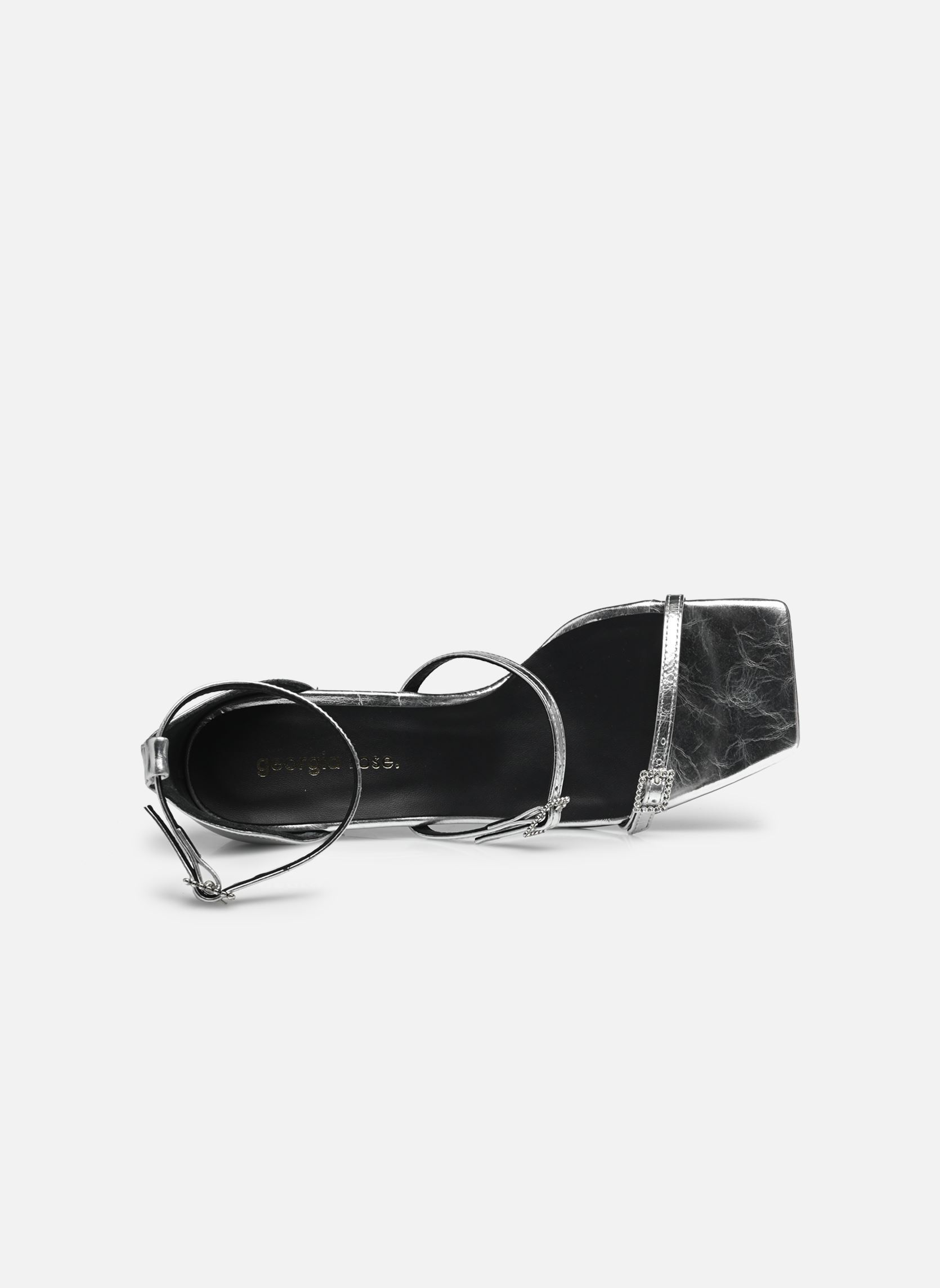 Sandali con zeppa e plateau Soyo - sandales donna argento Georgia Rose Sandali con zeppa e plateau Soyo - sandales donna argento ARGENT
