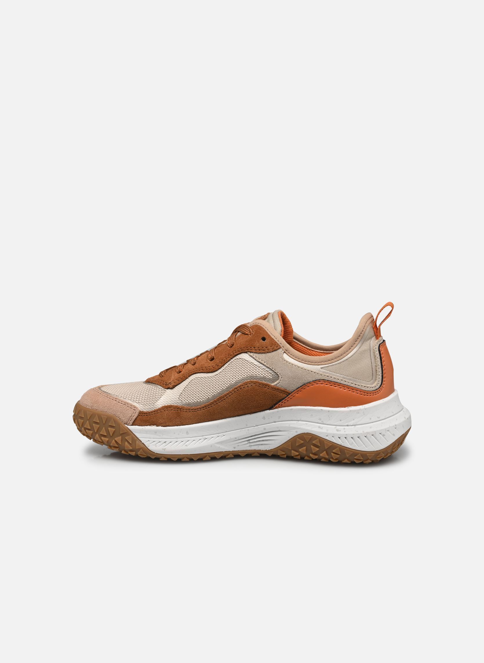 Sneakers D OLIVIERA + GRIP dames beige Geox Sneakers D OLIVIERA + GRIP dames beige LT TAUPE/COGNAC