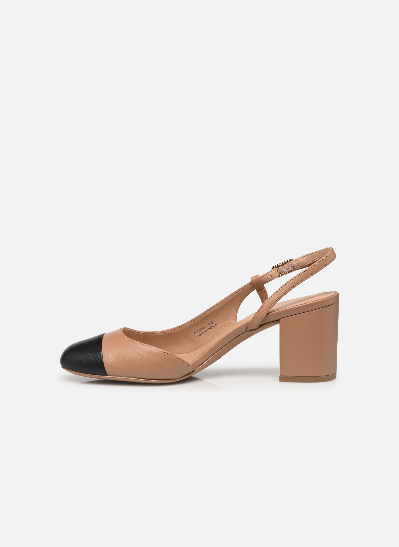 Slingback pumps D VIRNILISA 65 dames beige Geox Slingback pumps D VIRNILISA 65 dames beige Beige/Noir