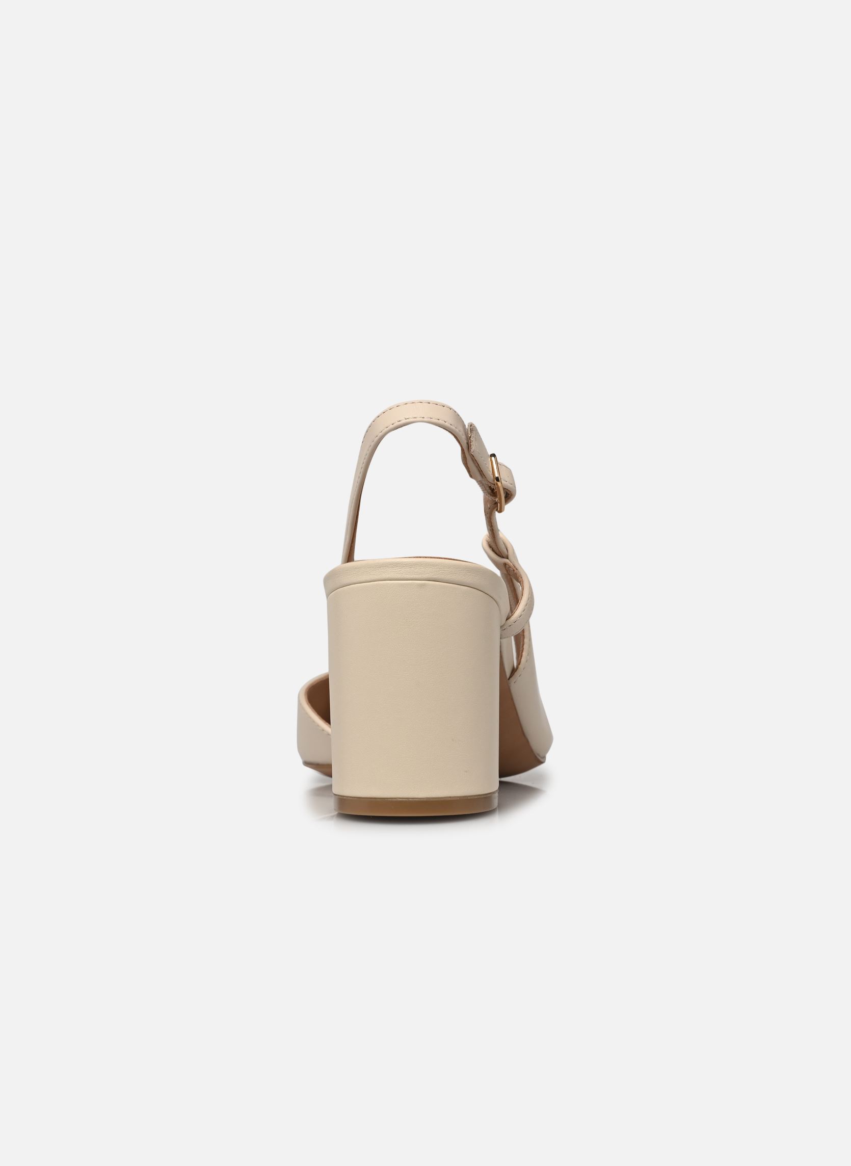 Slingback pumps D VIRNILISA 65 dames wit Geox Slingback pumps D VIRNILISA 65 dames wit PAPYRUS/BEIGE