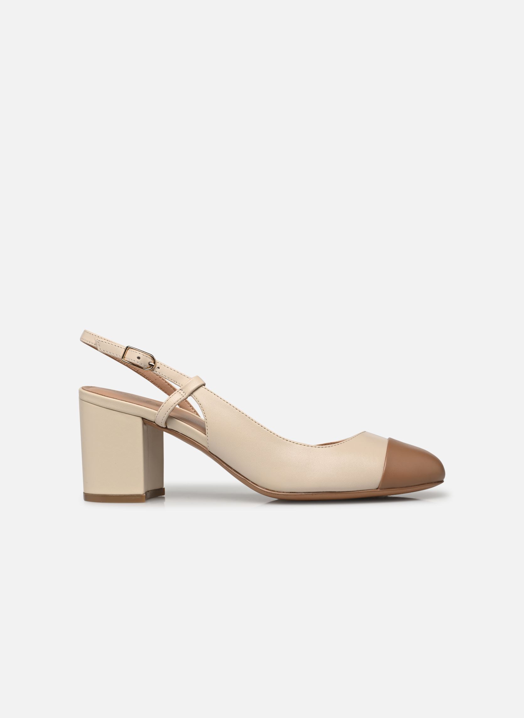 Slingback pumps D VIRNILISA 65 dames wit Geox Slingback pumps D VIRNILISA 65 dames wit PAPYRUS/BEIGE