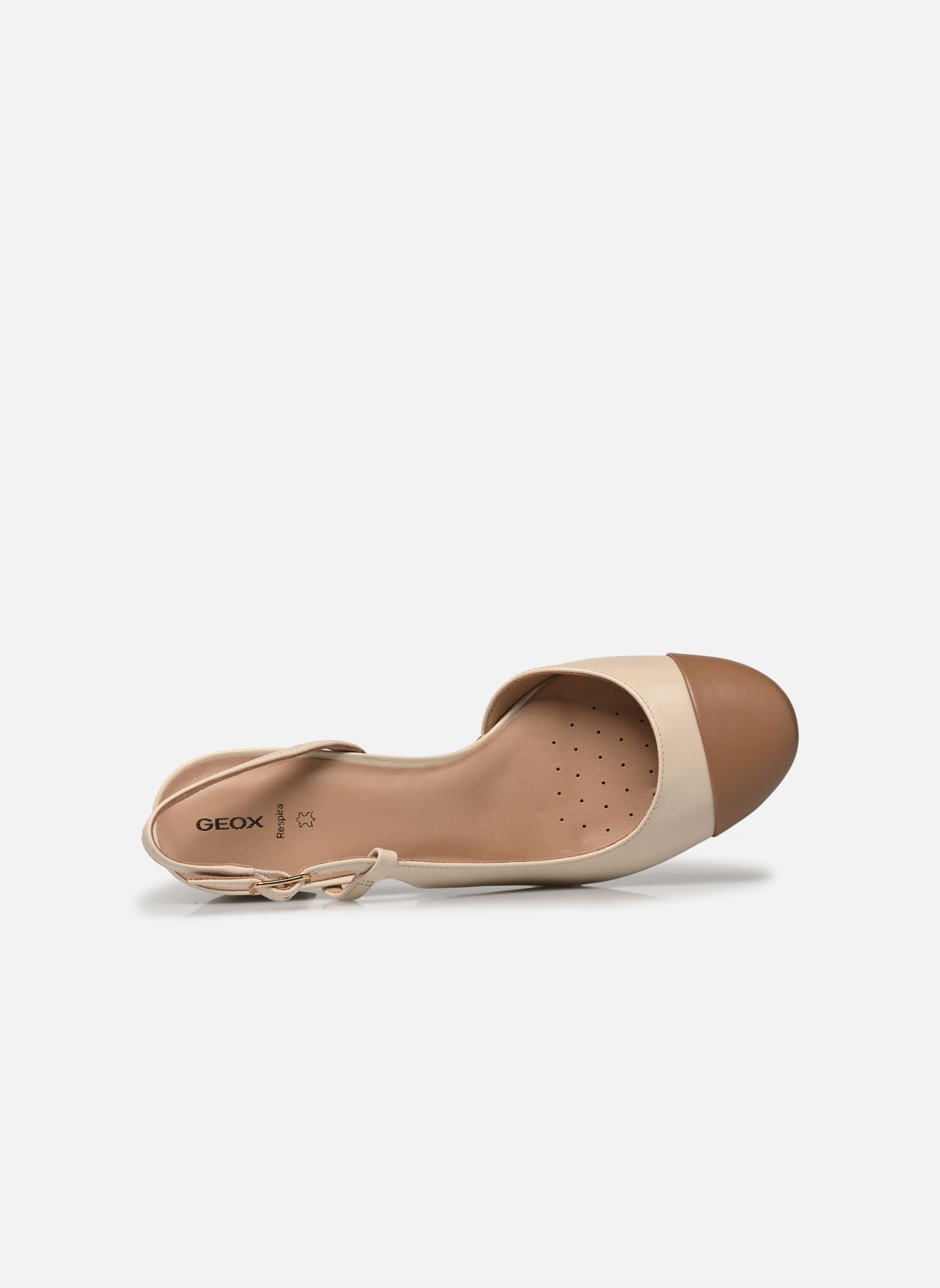 Slingback pumps D VIRNILISA 65 dames wit Geox Slingback pumps D VIRNILISA 65 dames wit PAPYRUS/BEIGE