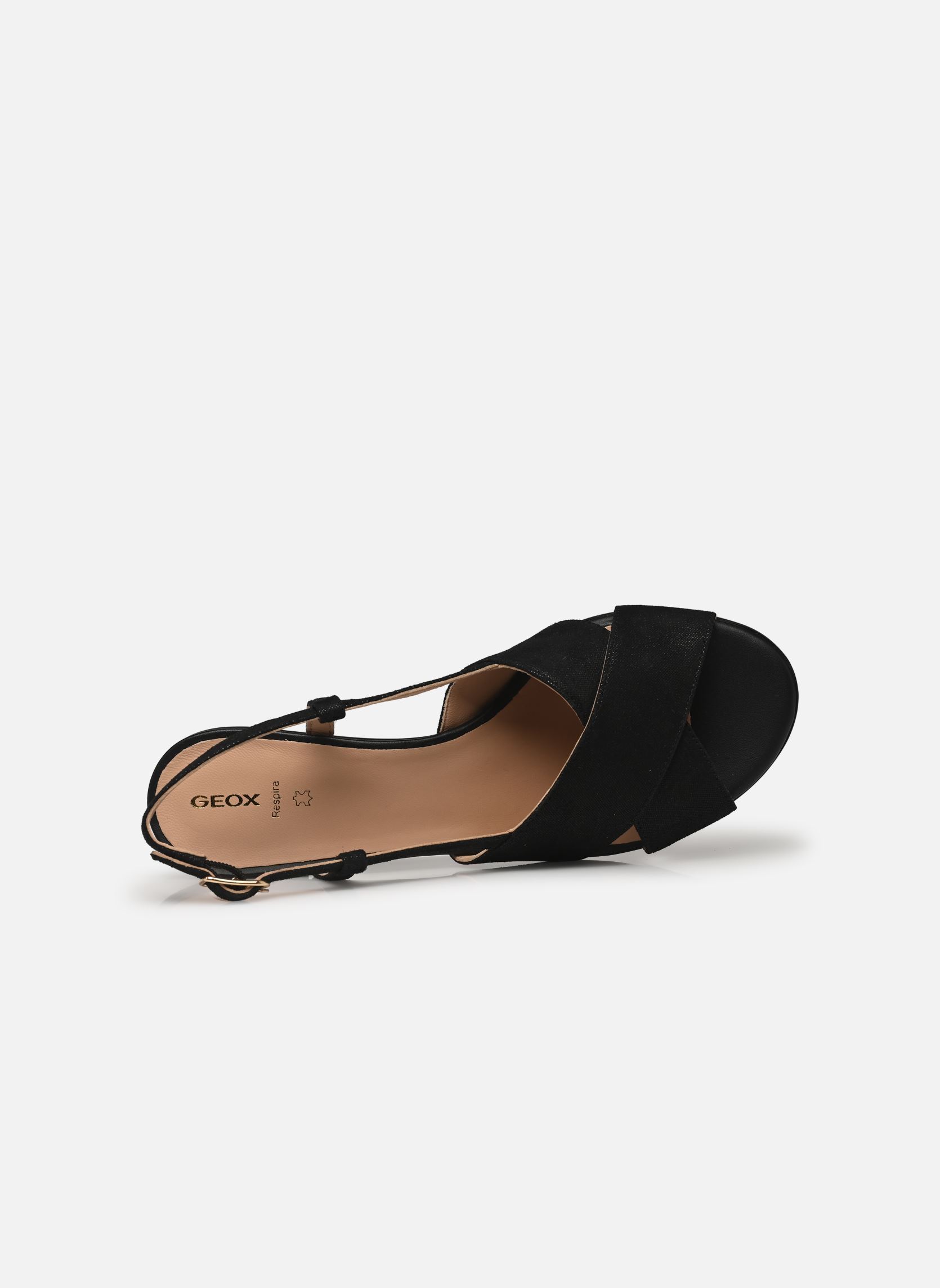 Sandalias y plataformas de cuña D AURELY 50 mujer negro Geox Sandalias y plataformas de cuña D AURELY 50 mujer negro Noir