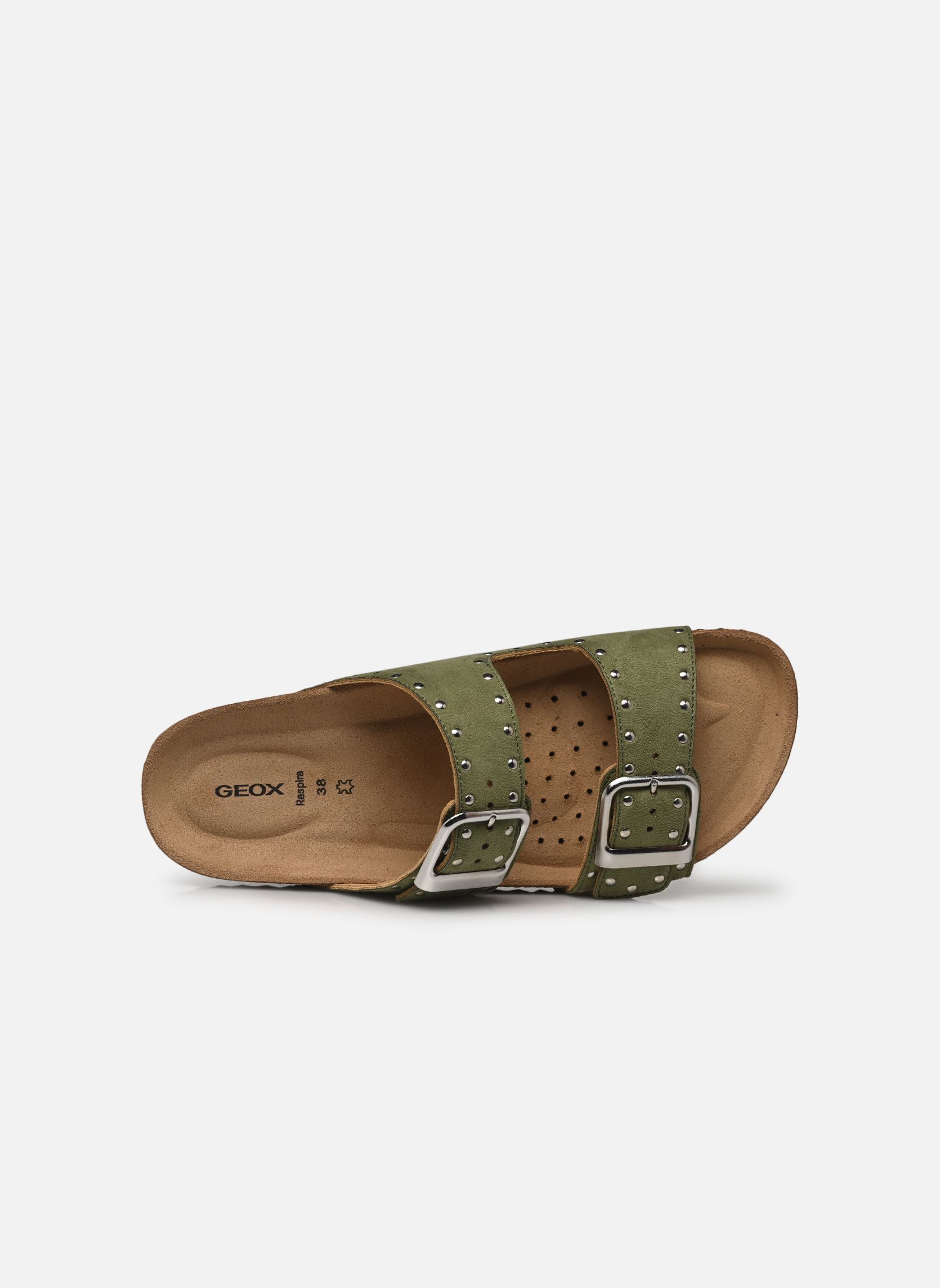 Sandales plates D BRIONIA R femme vert Geox Sandales plates D BRIONIA R femme vert Sauge