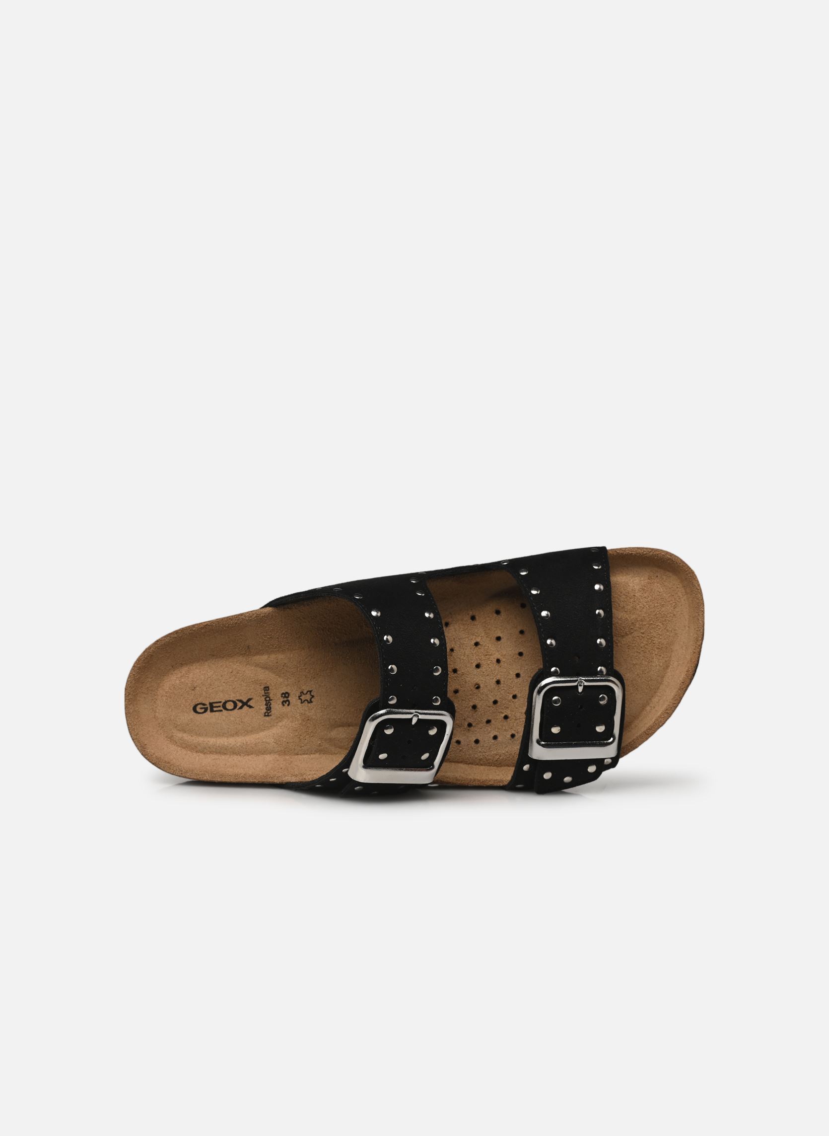 Sandales plates D BRIONIA R femme noir Geox Sandales plates D BRIONIA R femme noir Noir