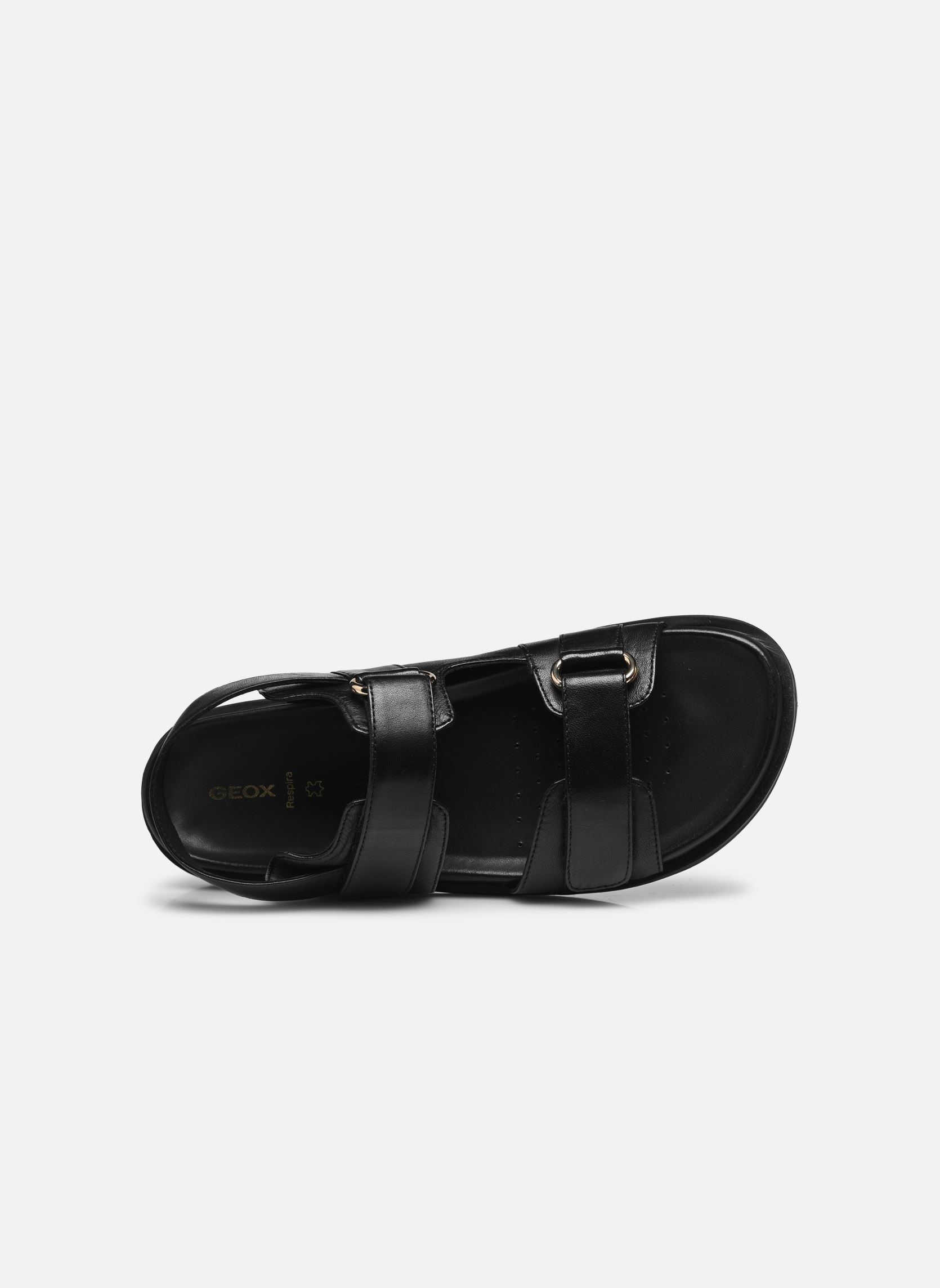 Sandales plates D ADELASH B femme noir Geox Sandales plates D ADELASH B femme noir Noir