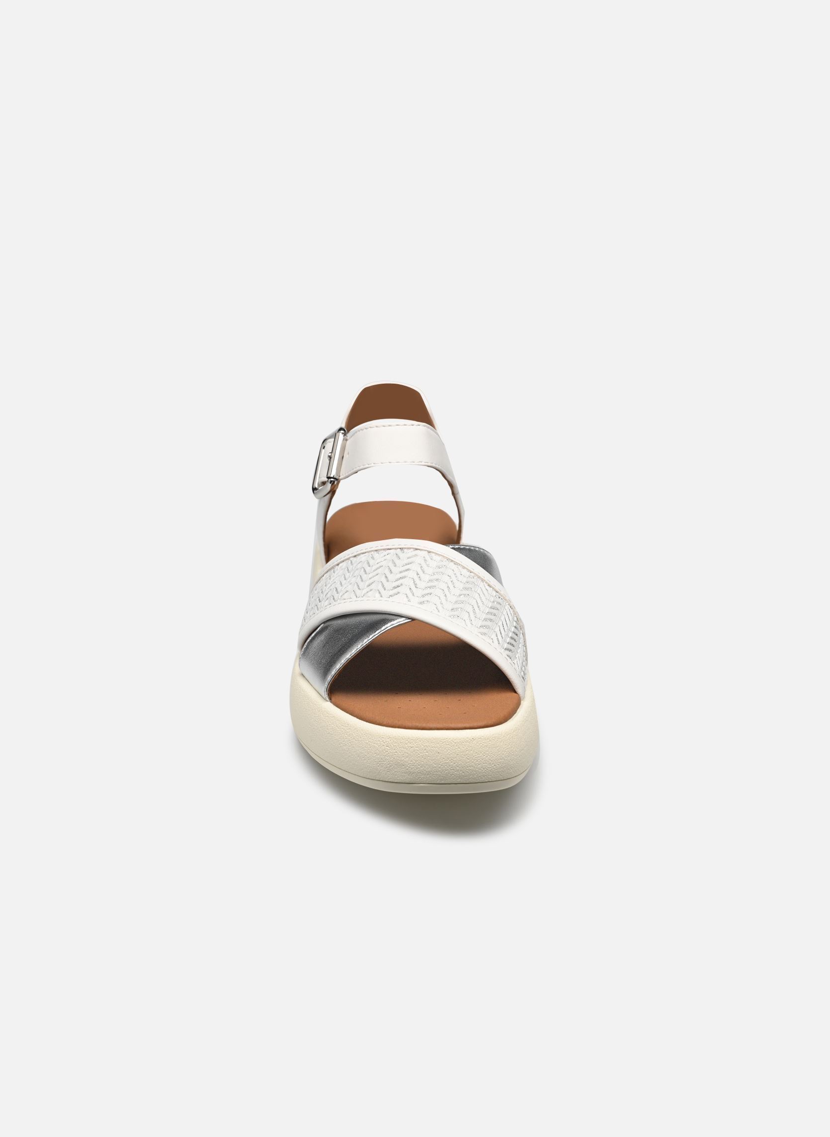 Sandales plates D CAMALEI femme blanc Geox Sandales plates D CAMALEI femme blanc Blanc