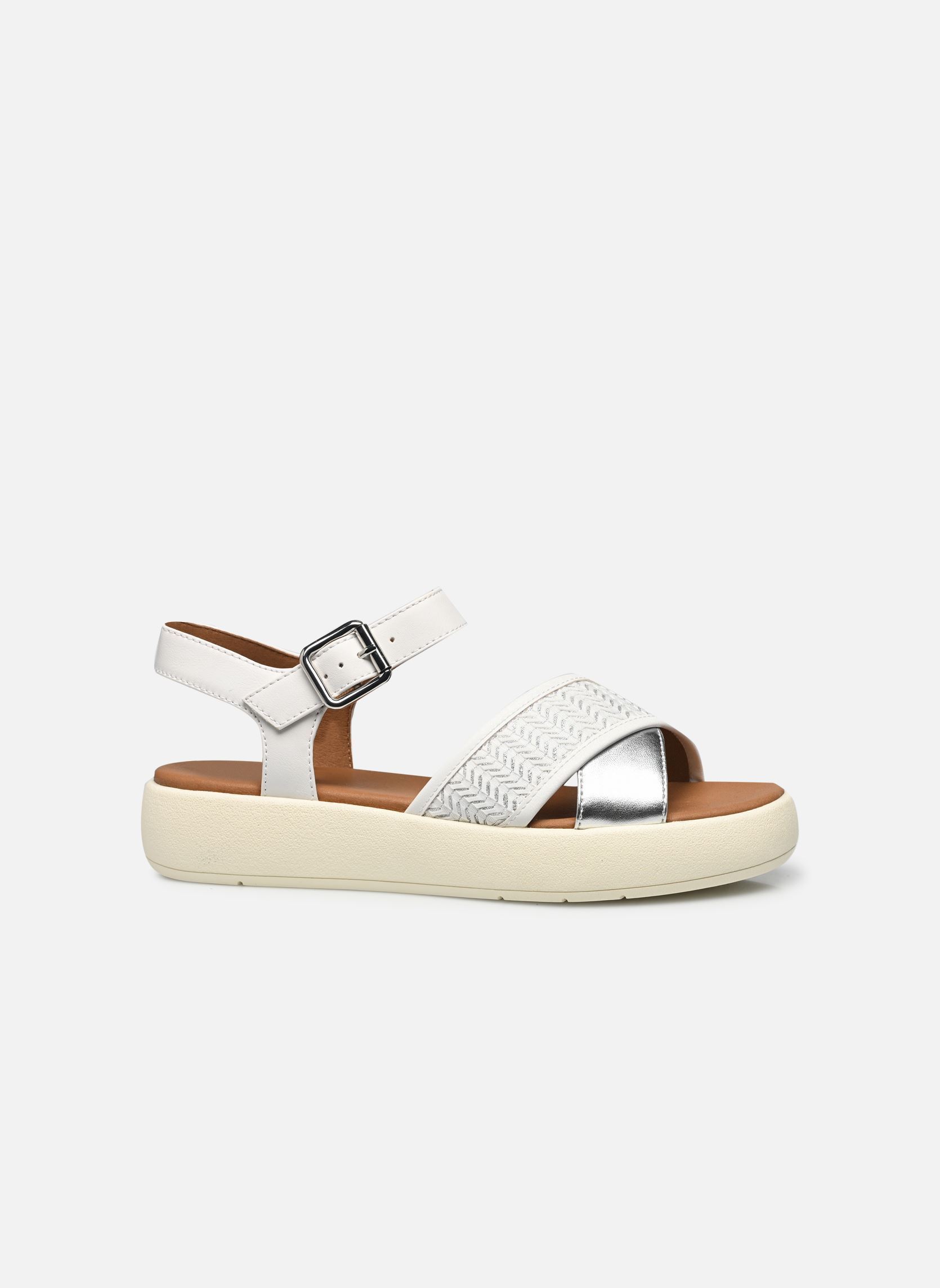 Sandales plates D CAMALEI femme blanc Geox Sandales plates D CAMALEI femme blanc Blanc