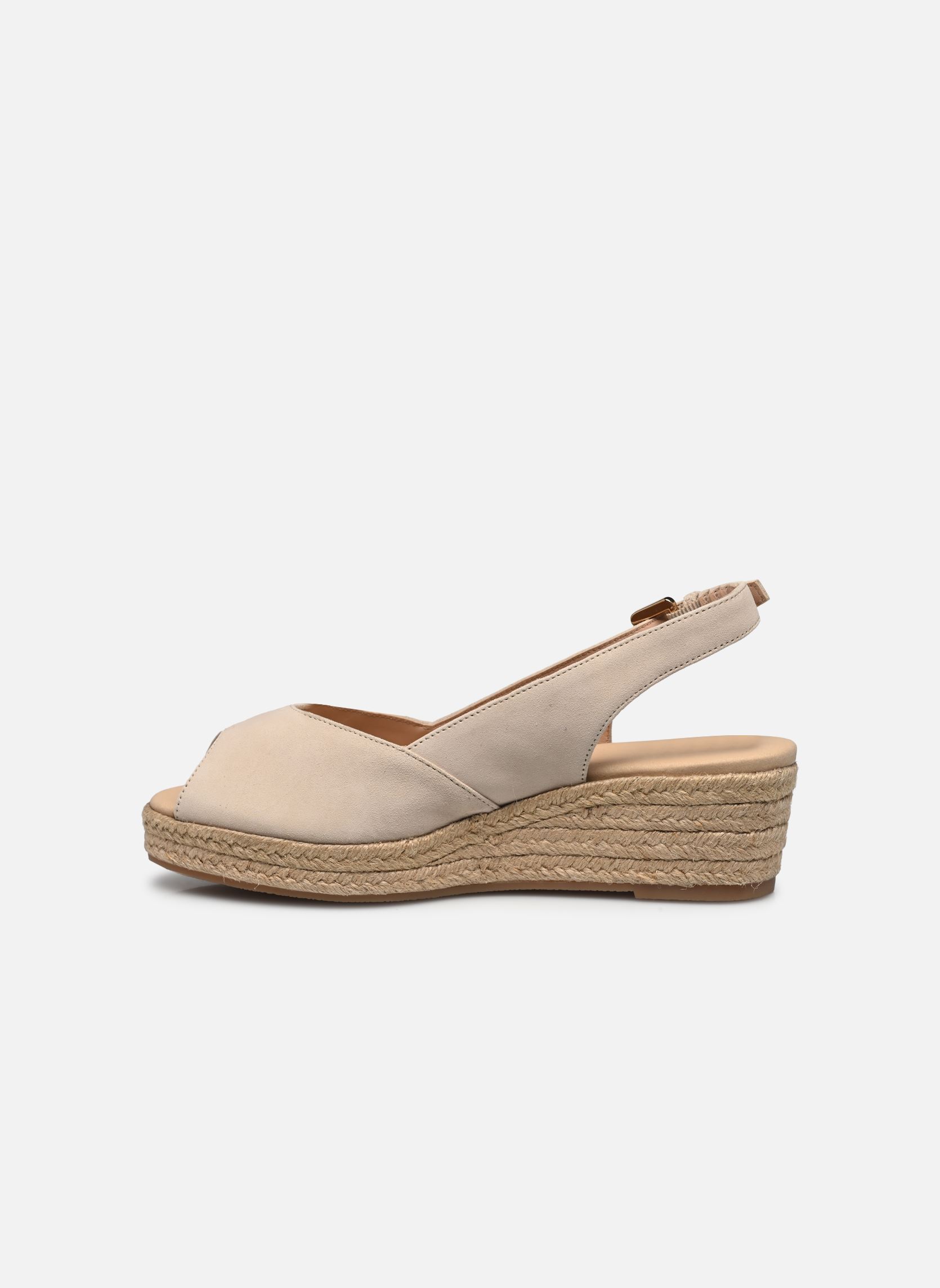 Sandales compensées et plateformes D IBERIDE femme beige Geox Sandales compensées et plateformes D IBERIDE femme beige Taupe Pâle