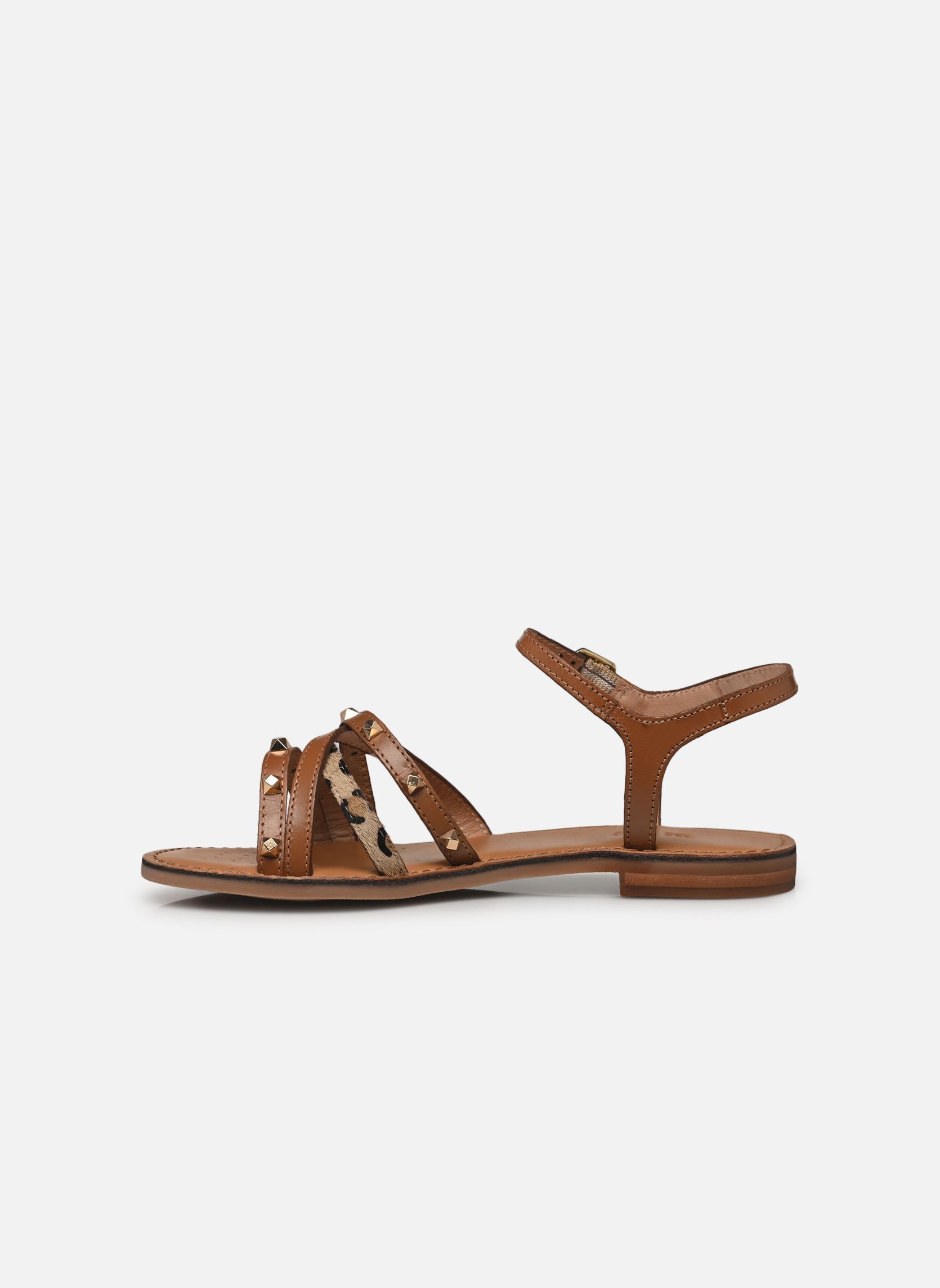 Sandales plates D MADDALUSIAC femme marron Geox Sandales plates D MADDALUSIAC femme marron Camel