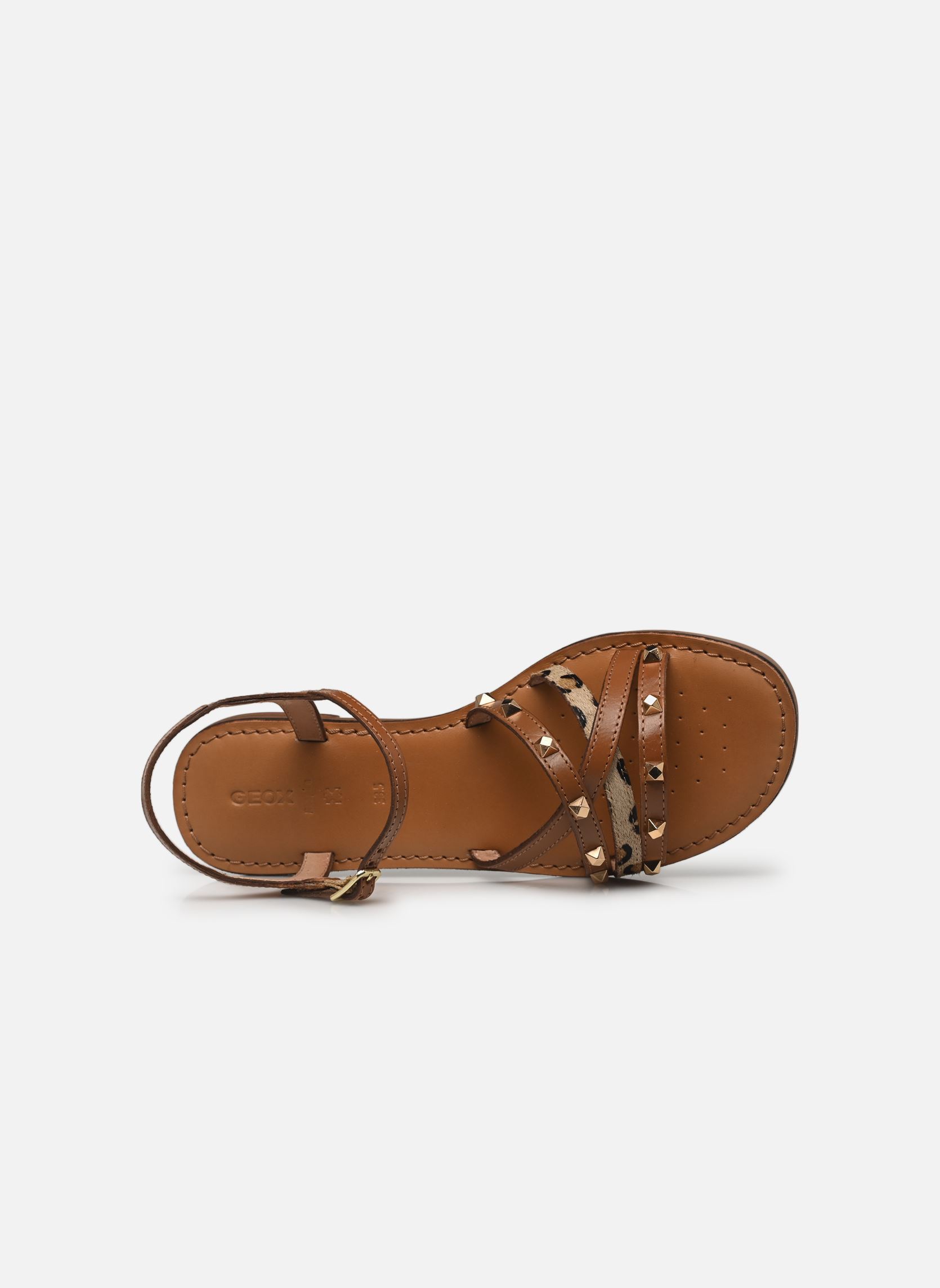 Sandales plates D MADDALUSIAC femme marron Geox Sandales plates D MADDALUSIAC femme marron Camel