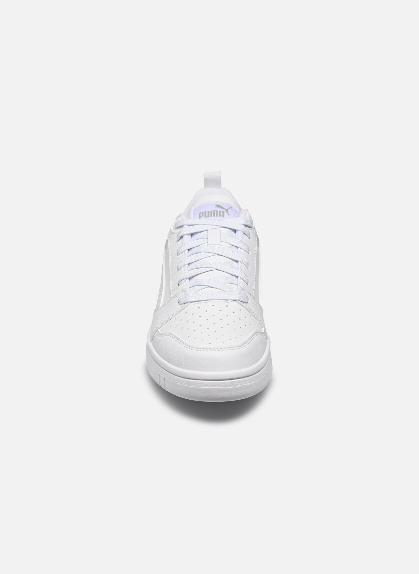 Sneaker Puma Rebound V6 Lo Jr mädchen weiß Puma Sneaker Puma Rebound V6 Lo Jr mädchen weiß PUMA WHITE-COOL LIGHT GRAY