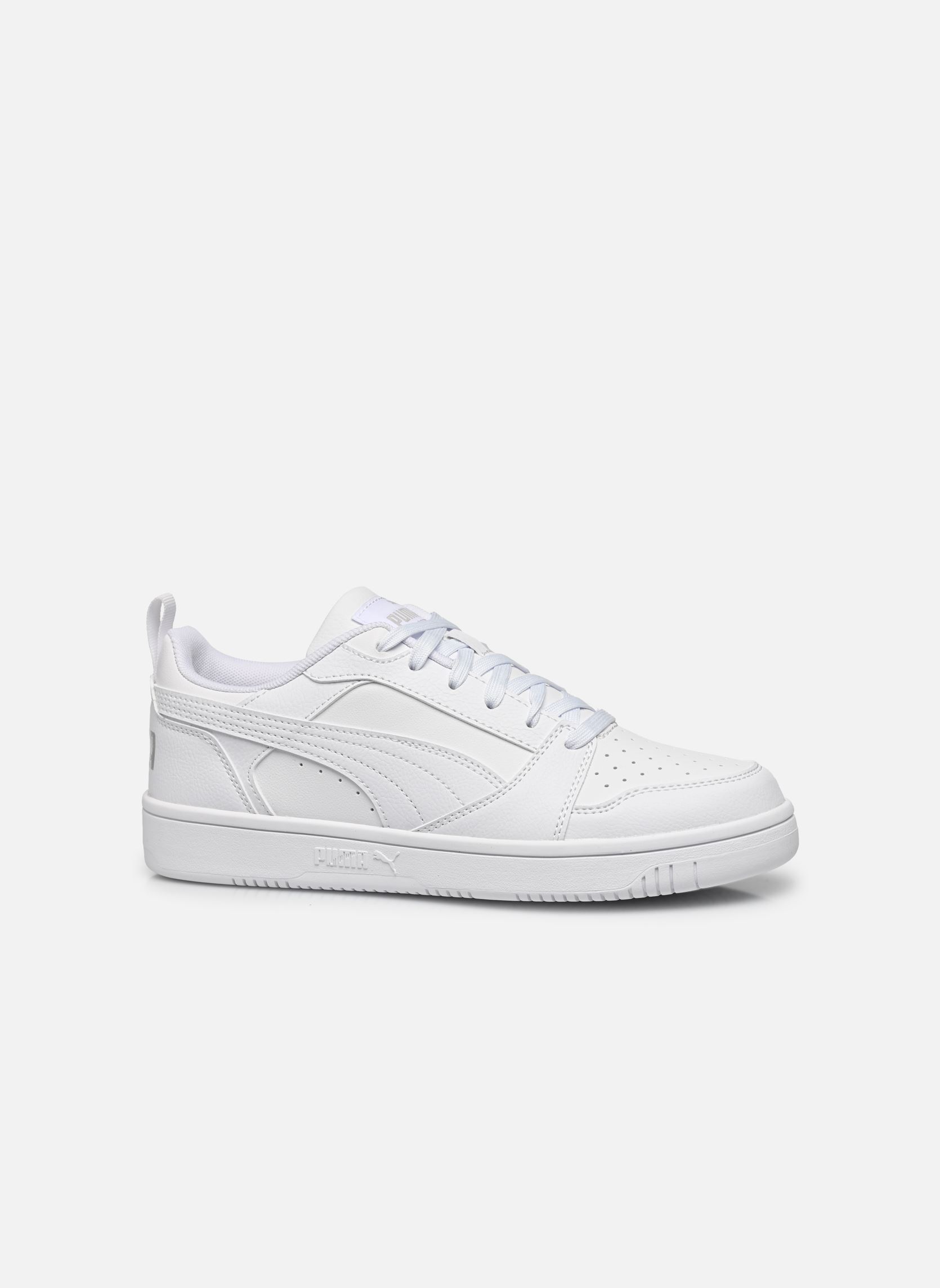 Sneaker Puma Rebound V6 Lo Jr mädchen weiß Puma Sneaker Puma Rebound V6 Lo Jr mädchen weiß PUMA WHITE-COOL LIGHT GRAY