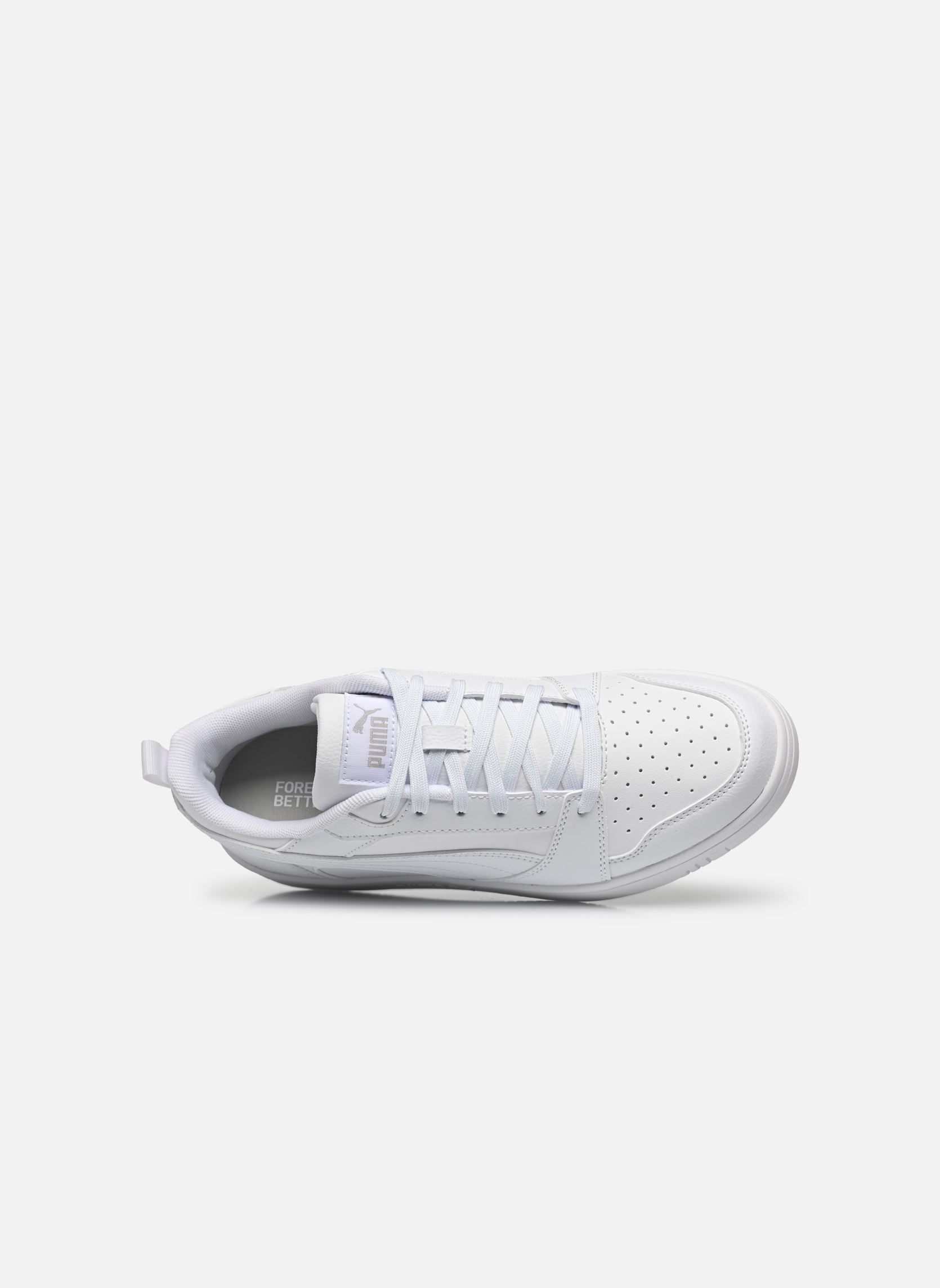 Sneaker Puma Rebound V6 Lo Jr mädchen weiß Puma Sneaker Puma Rebound V6 Lo Jr mädchen weiß PUMA WHITE-COOL LIGHT GRAY