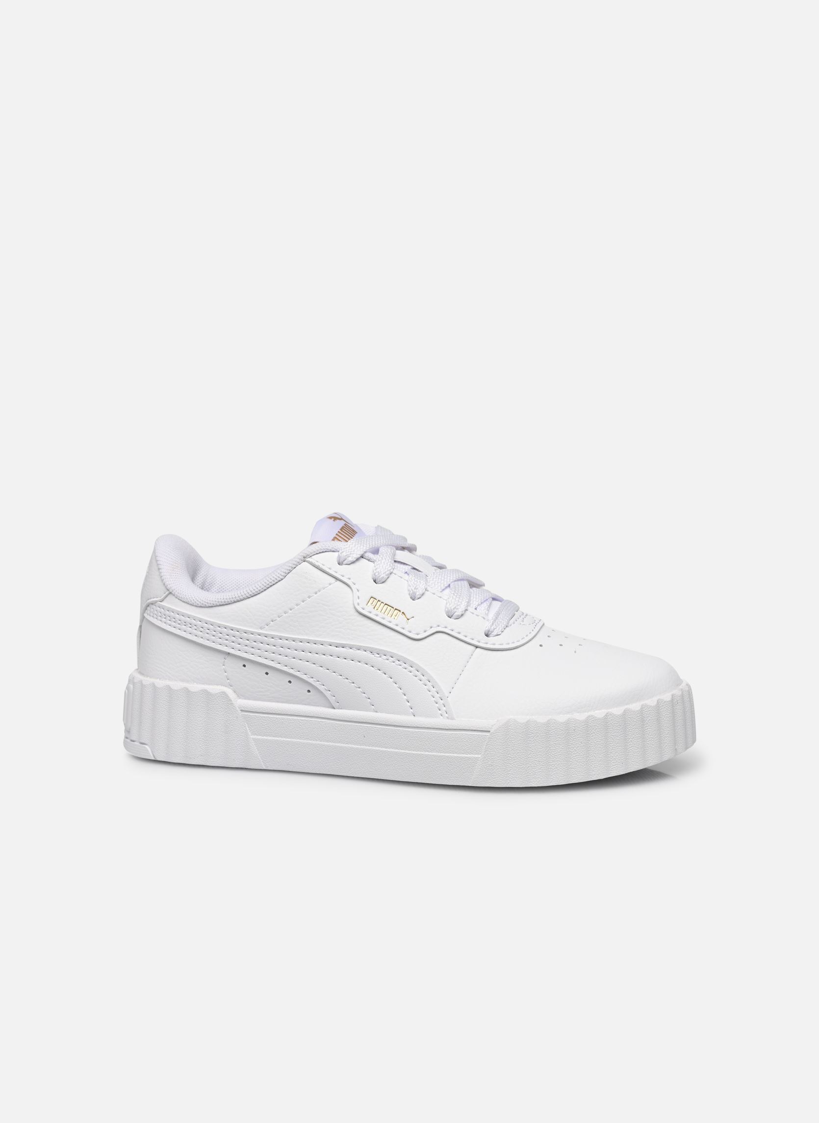 Sneakers Carina 3.0 Ps meisjes wit Puma Sneakers Carina 3.0 Ps meisjes wit PUMA WHITE-PUMA GOLD