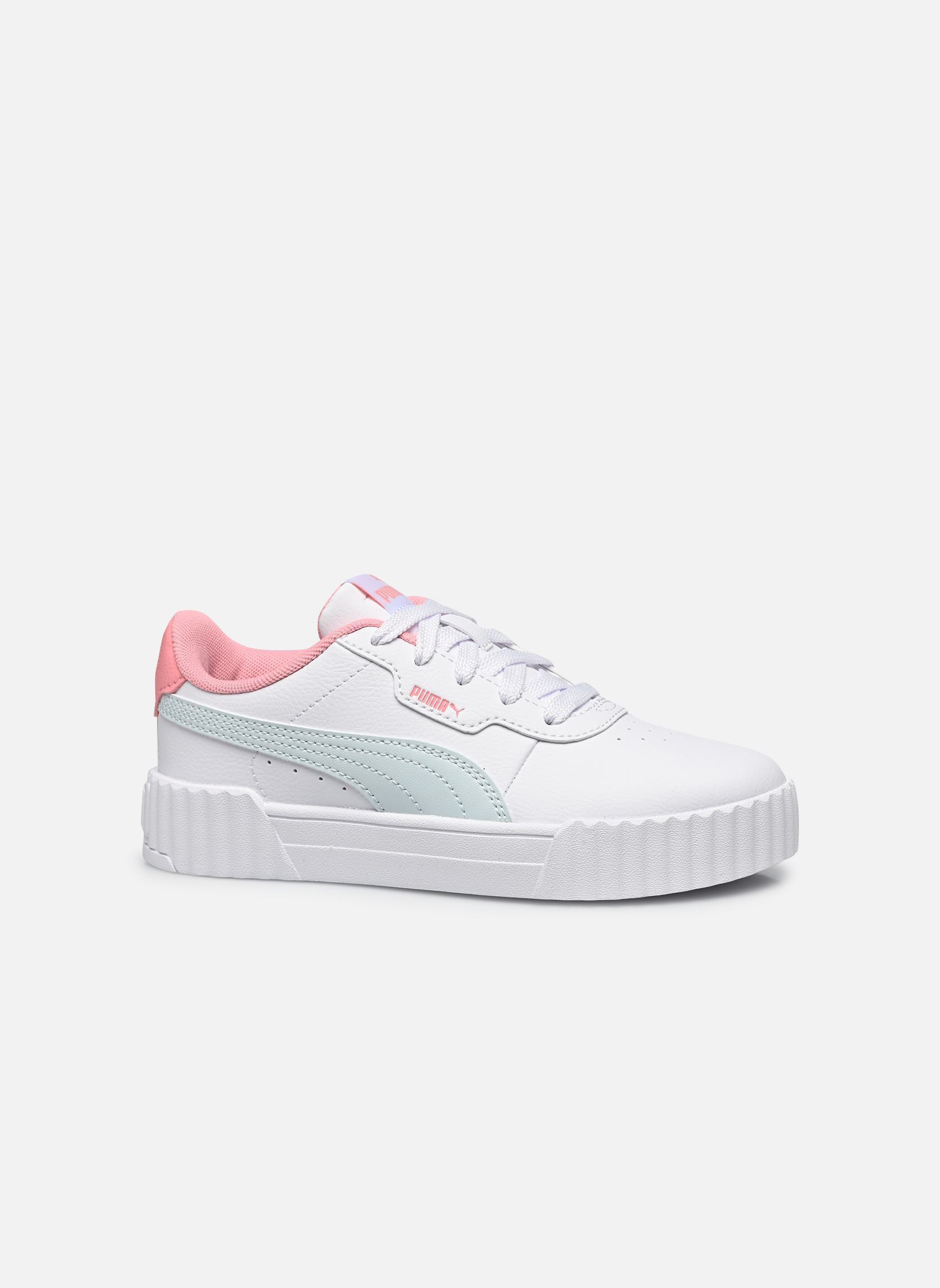 Baskets Carina 3.0 Ps fille blanc Puma Baskets Carina 3.0 Ps fille blanc PUMA WHITE-SEA GLASS