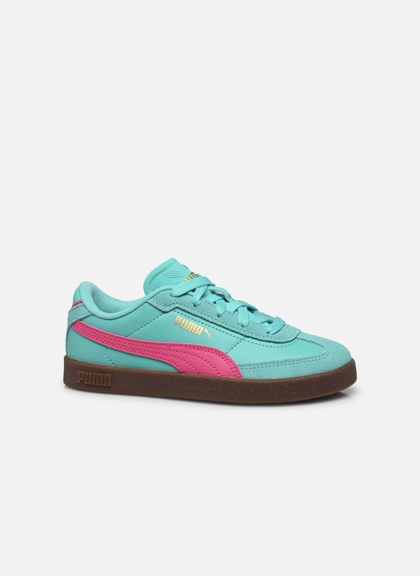Baskets Puma Club Ii Era Ps fille bleu Puma Baskets Puma Club Ii Era Ps fille bleu AQUATIC-PUMA PINK-PUMA GOLD