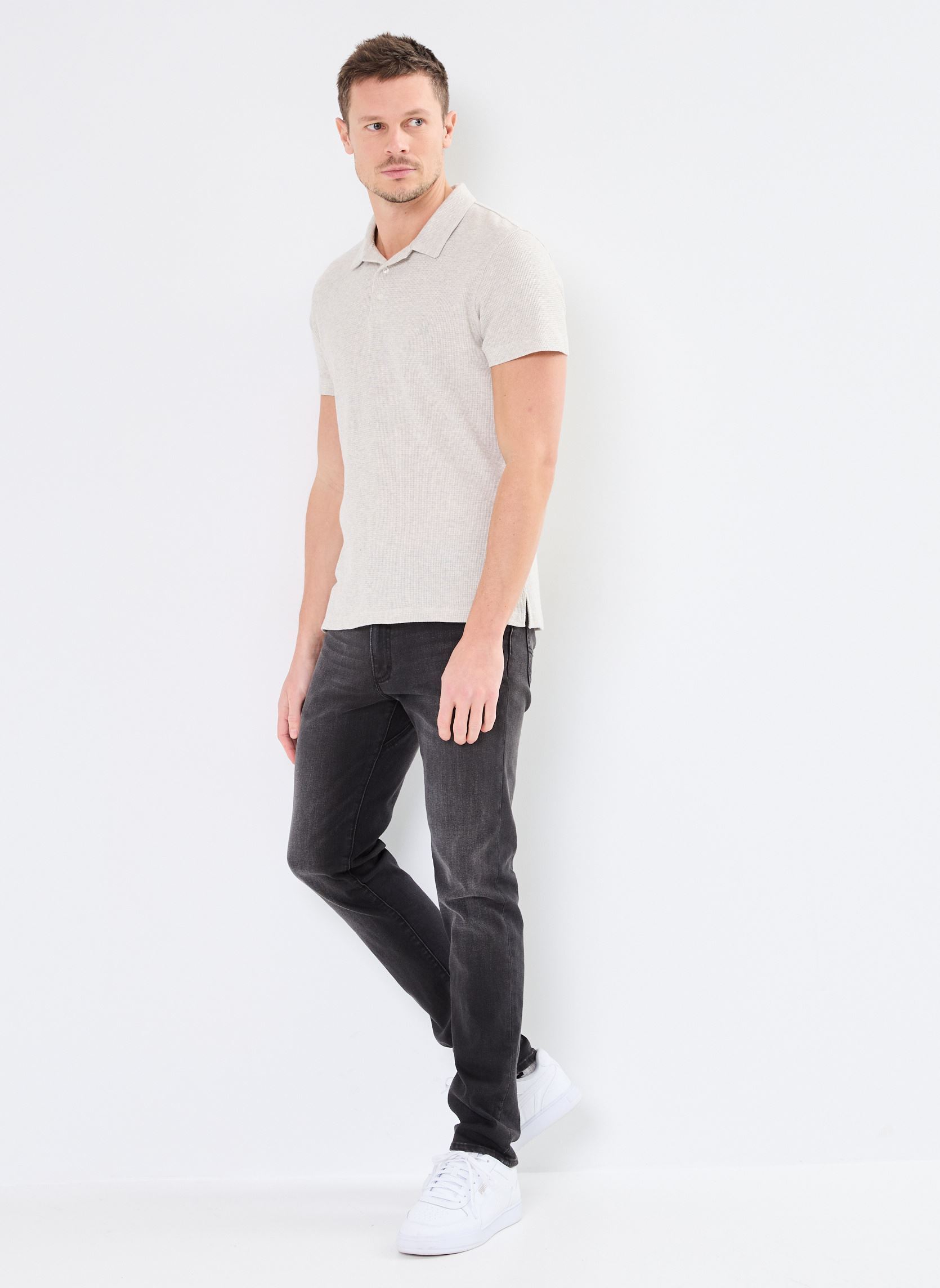 Polos de manga corta M114033 hombre gris IKKS Men Polos de manga corta M114033 hombre gris 23-NUAGE