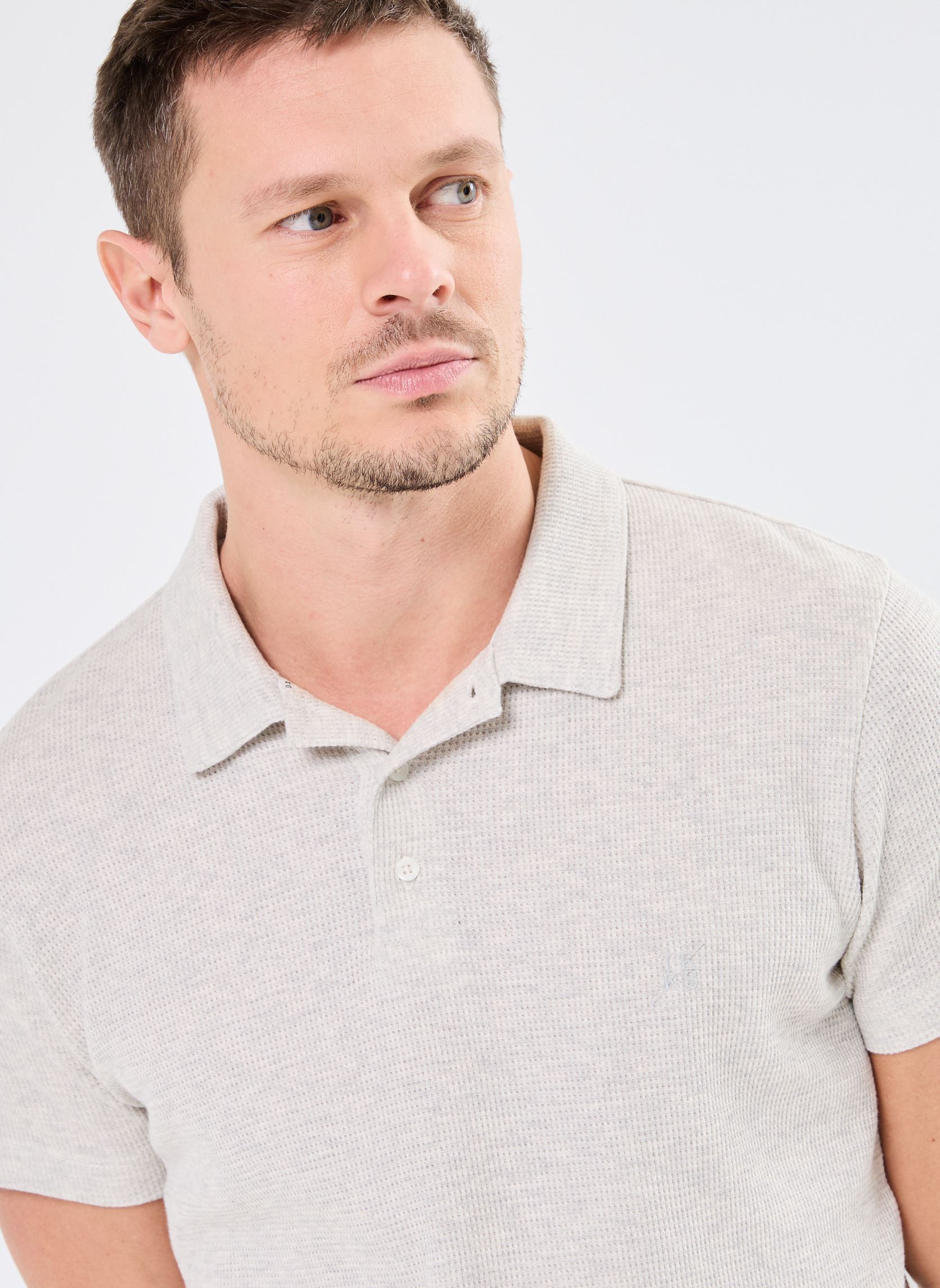 Polos de manga corta M114033 hombre gris IKKS Men Polos de manga corta M114033 hombre gris 23-NUAGE