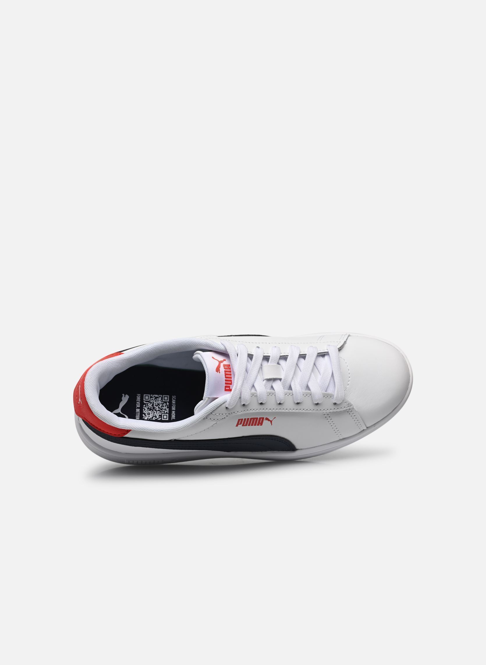 Baskets Puma Smash 3.0 L Jr blanc Puma Baskets Puma Smash 3.0 L Jr blanc PUMA WHITE-PUMA NAVY-FOR ALL T