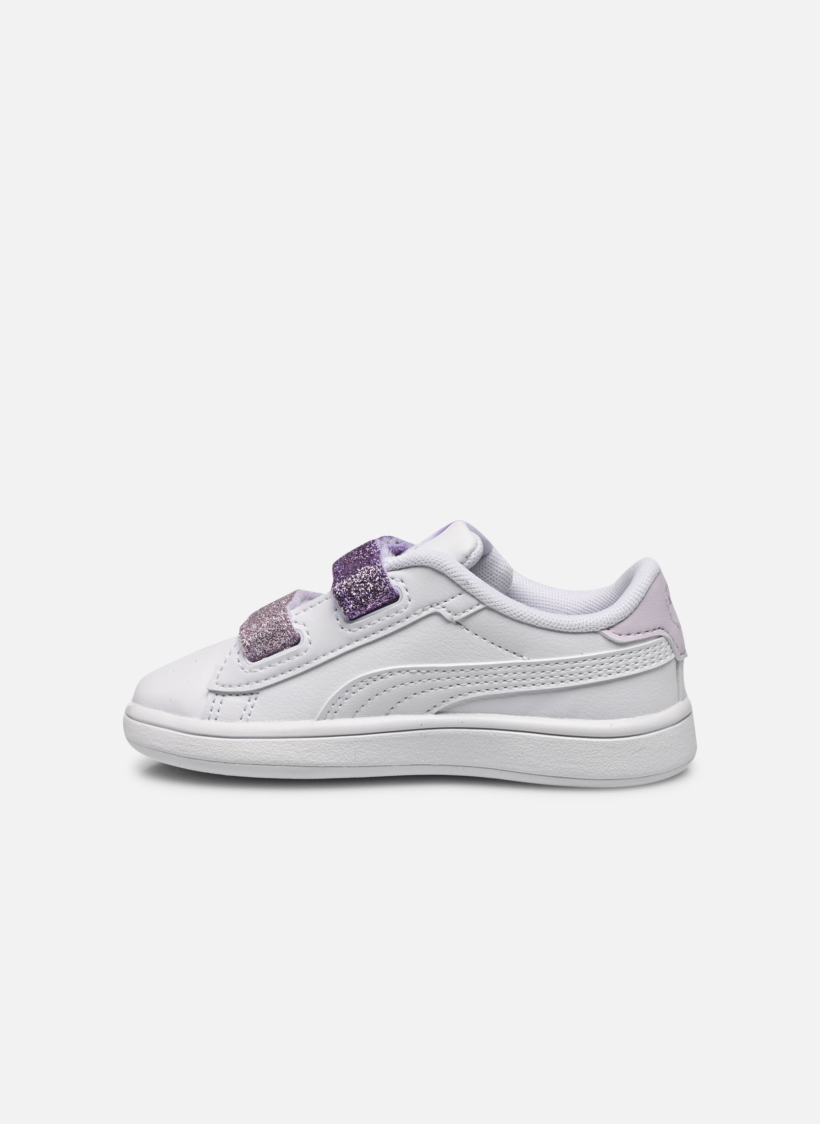 Sneakers Puma Smash 3.0 L Glitter Velcro V Inf bianco Puma Sneakers Puma Smash 3.0 L Glitter Velcro V Inf bianco PUMA WHITE-LAVENDER ALERT-LILA