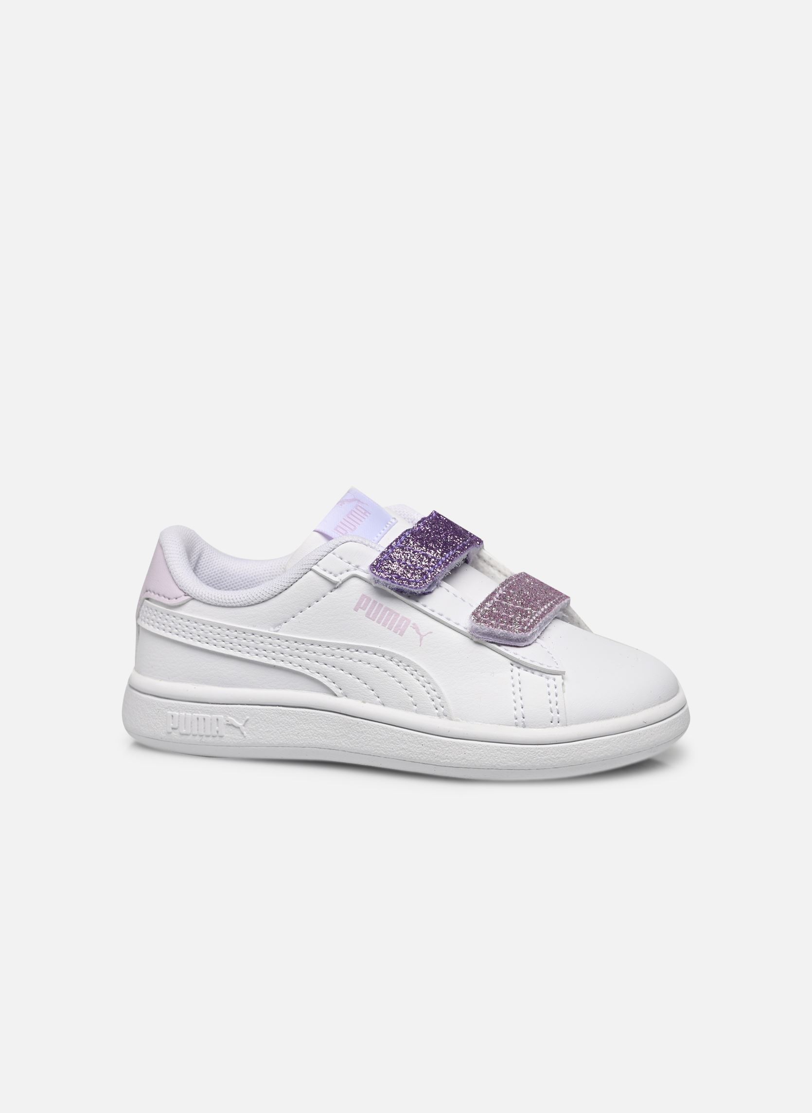 Sneakers Puma Smash 3.0 L Glitter Velcro V Inf bianco Puma Sneakers Puma Smash 3.0 L Glitter Velcro V Inf bianco PUMA WHITE-LAVENDER ALERT-LILA