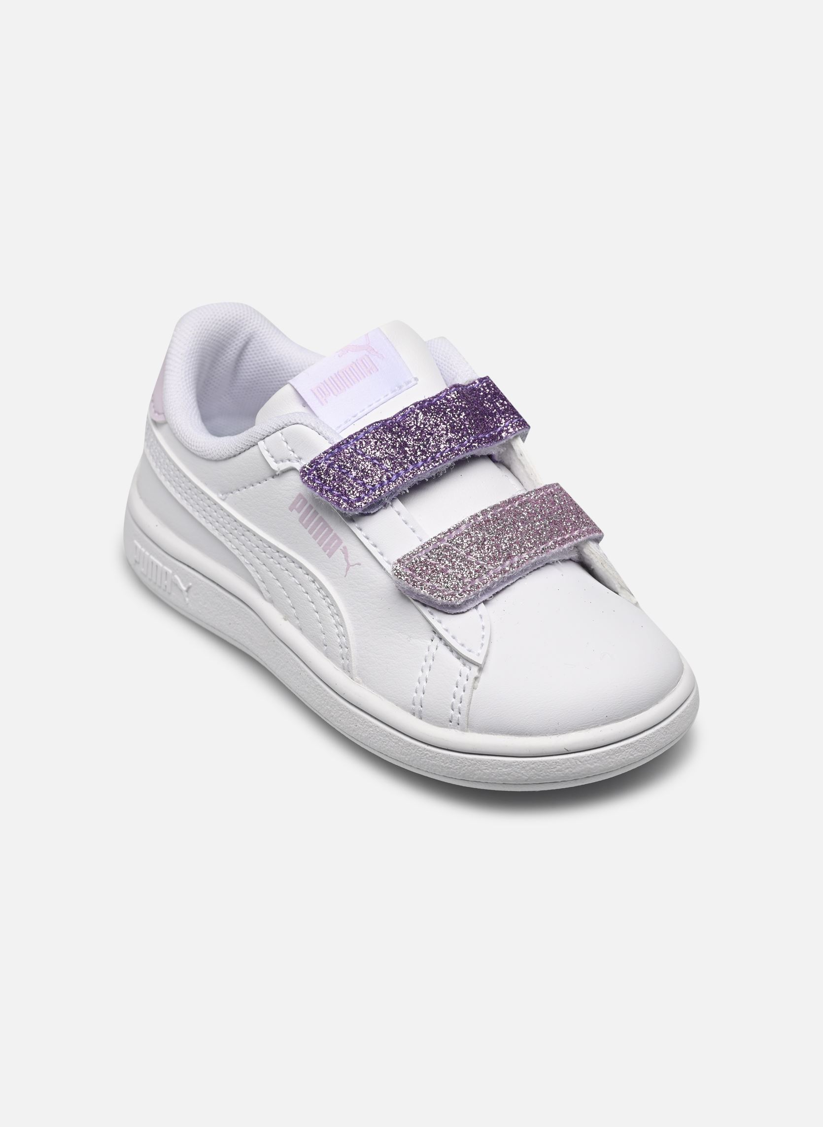 Baskets basses enfant Puma Smash 3.0 Glitter Velcro V Inf - vue 2